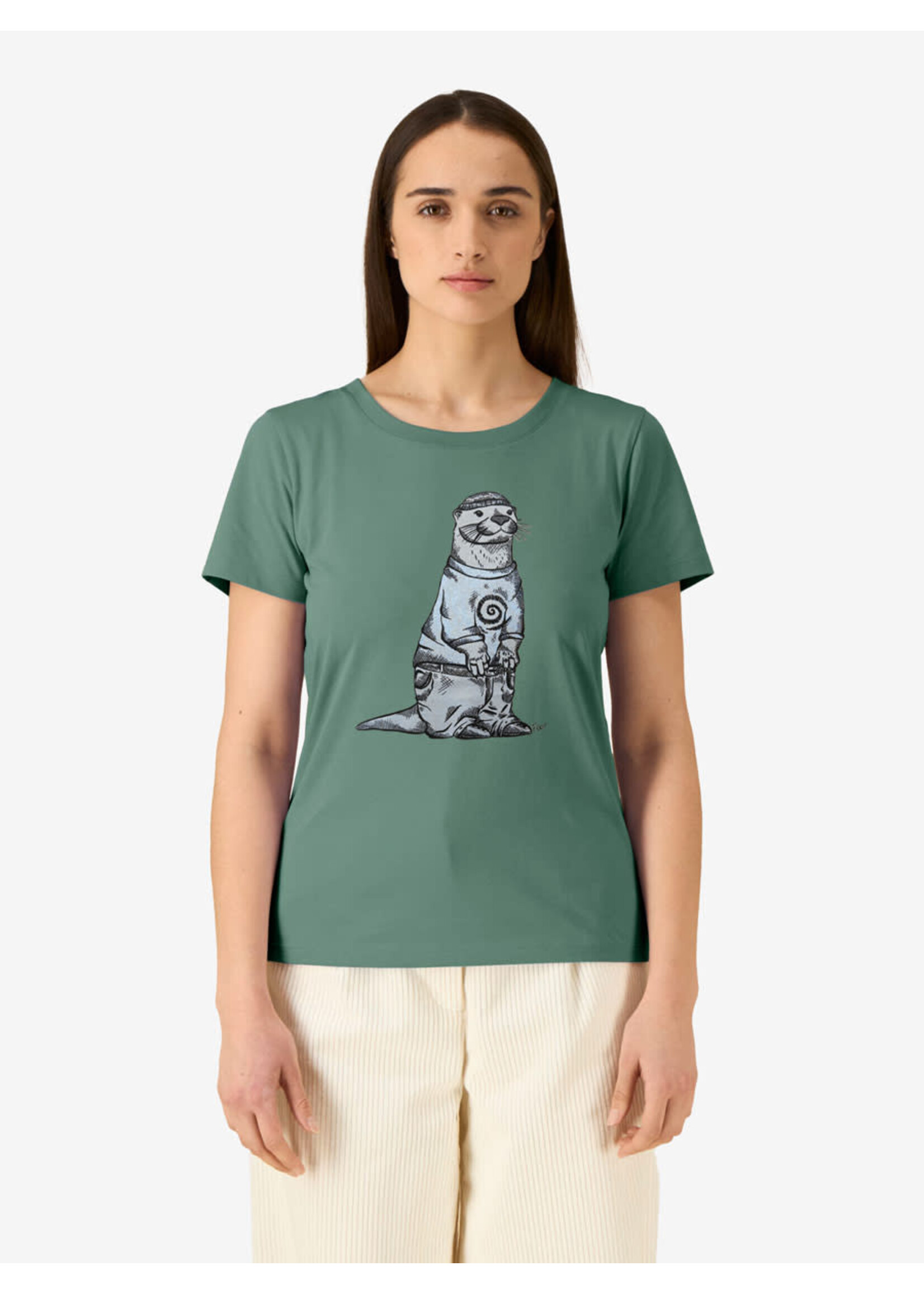SK8 OTTER T-SHIRT (F)