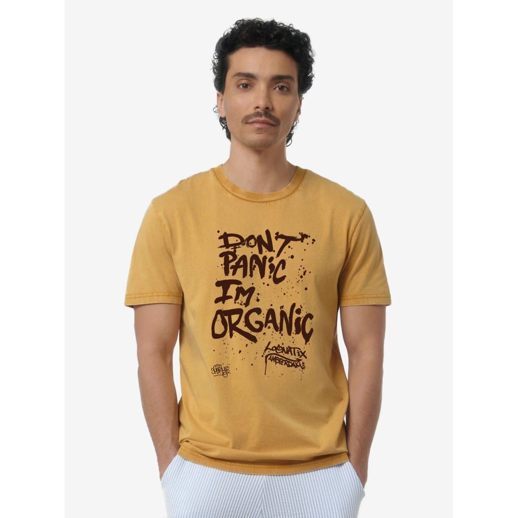 DON'T PANIC I'M ORGANIC T-SHIRT - VINTAGE