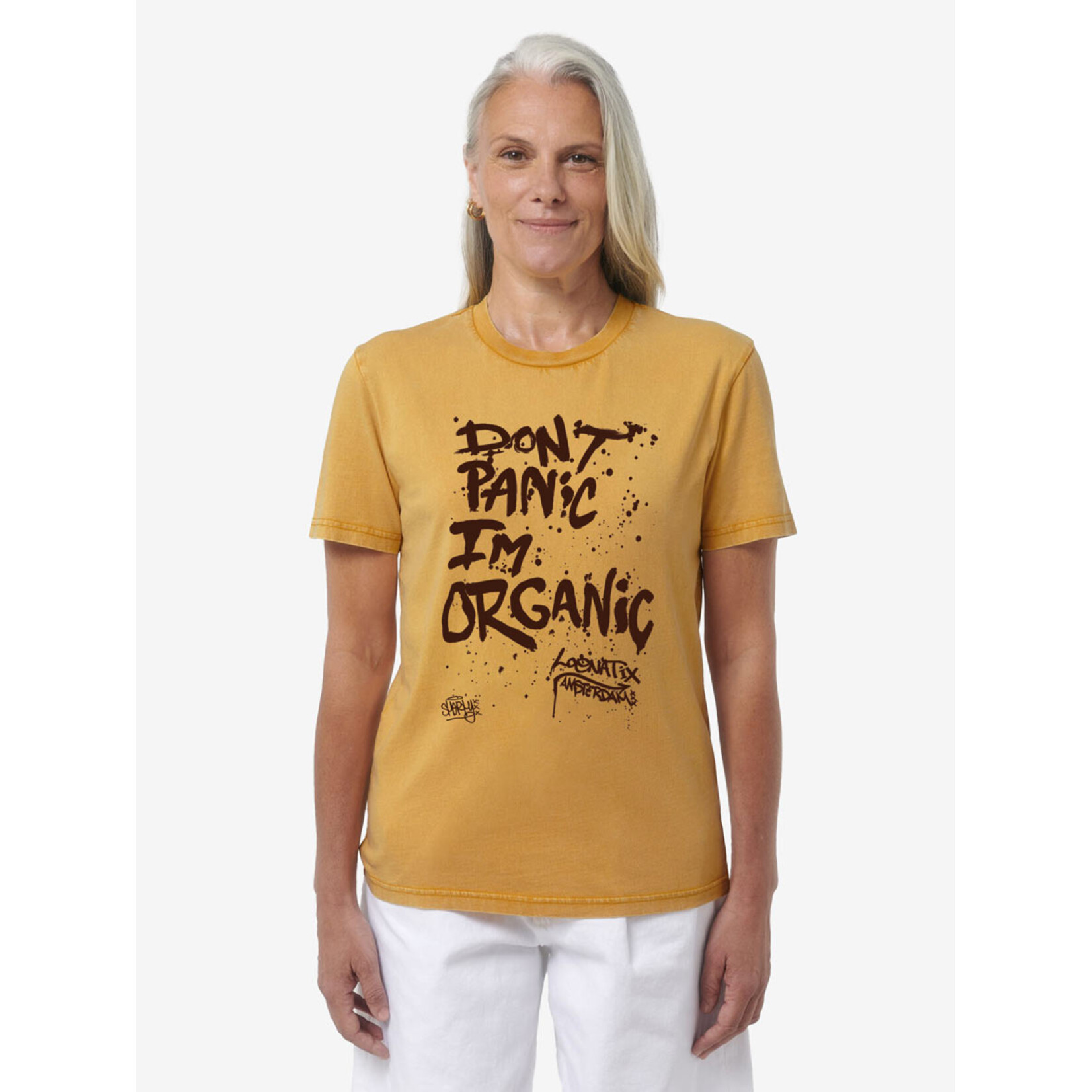 DON'T PANIC I'M ORGANIC T-SHIRT - VINTAGE