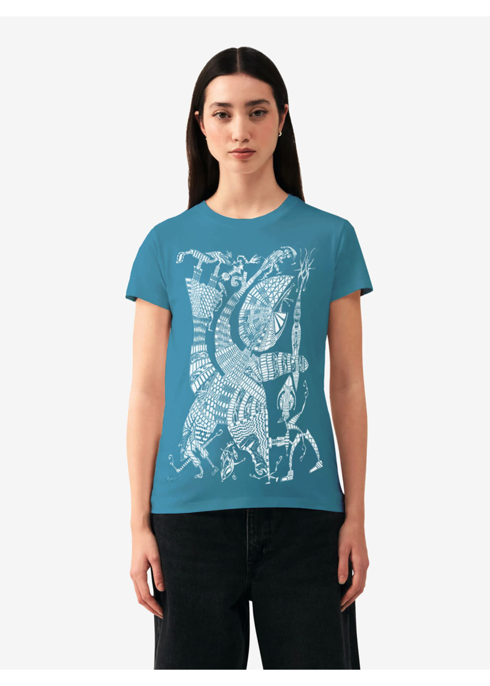 TRIBAL SHAMAN T-SHIRT - BAMBOO (V)