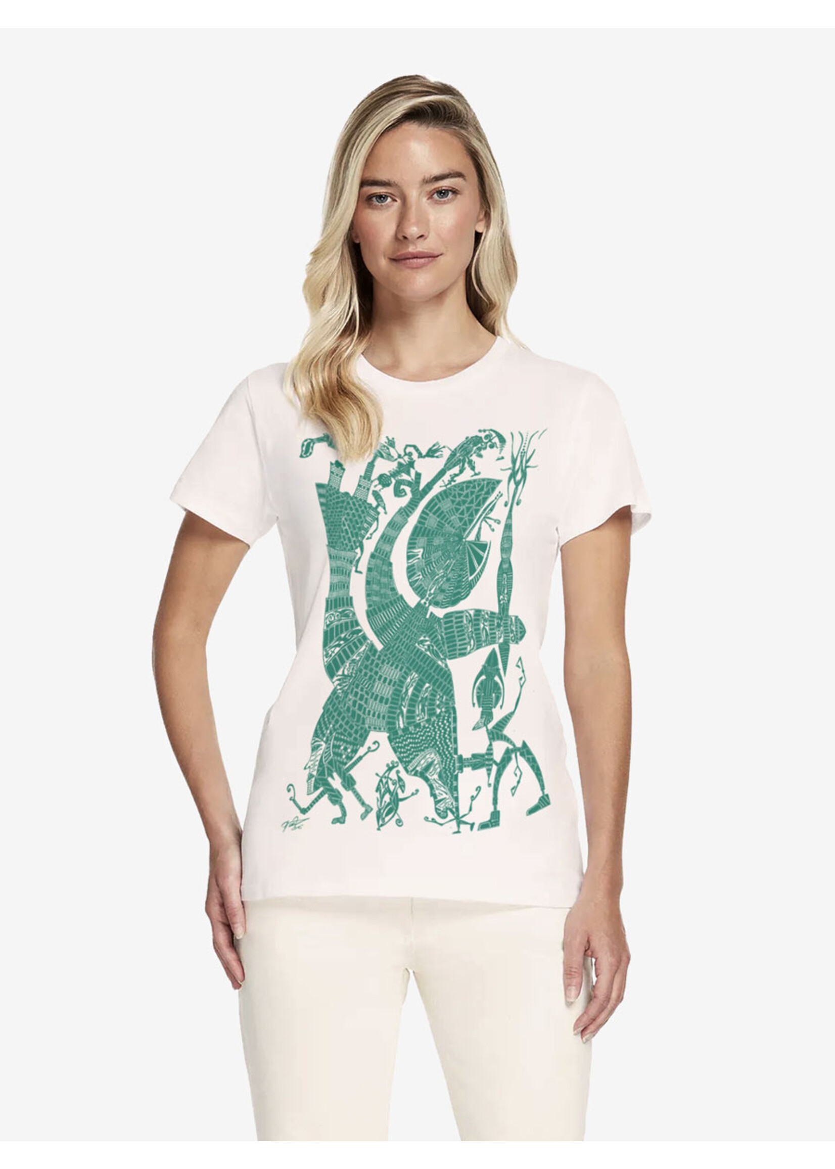TRIBAL SHAMAN T-SHIRT - BAMBOO (V)