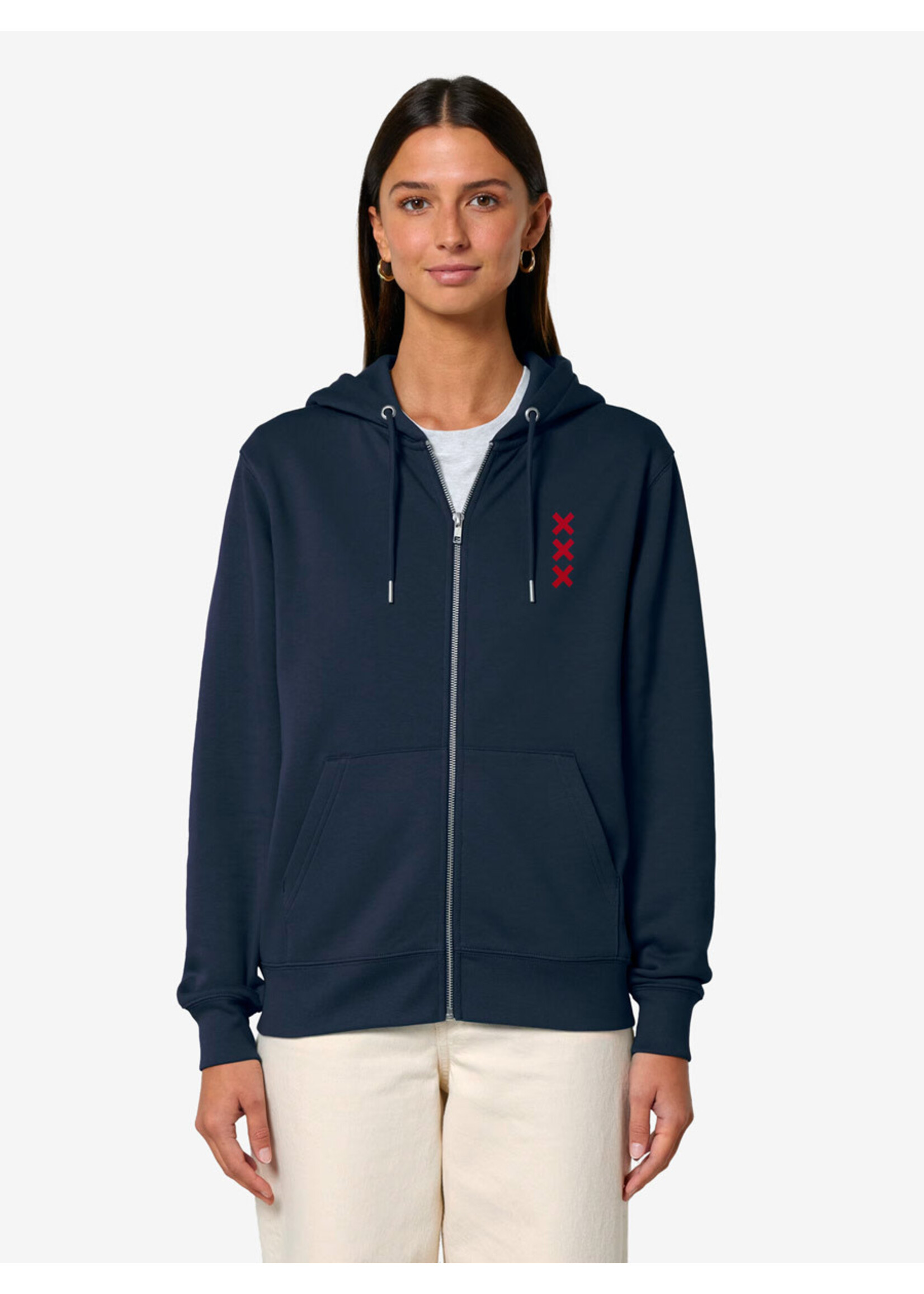 XXX AMSTERDAM ZIPPER HOODIE