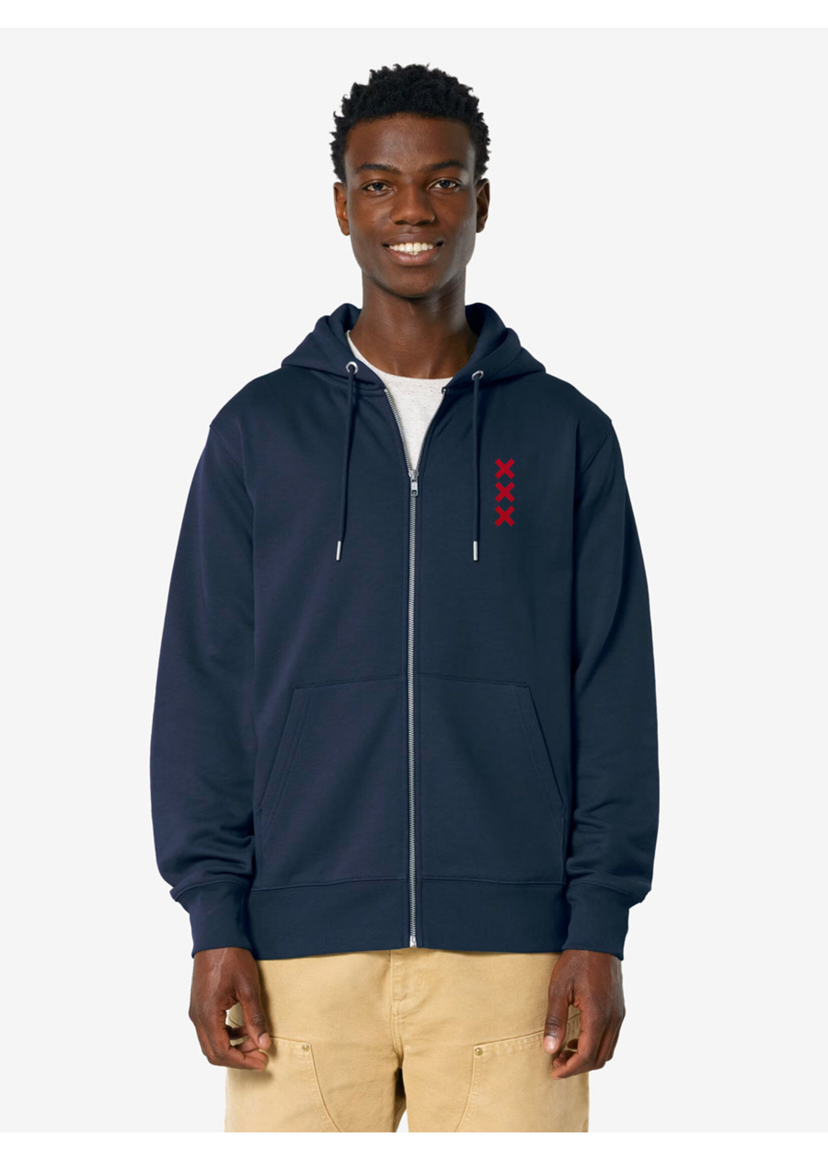 XXX AMSTERDAM ZIPPER HOODIE
