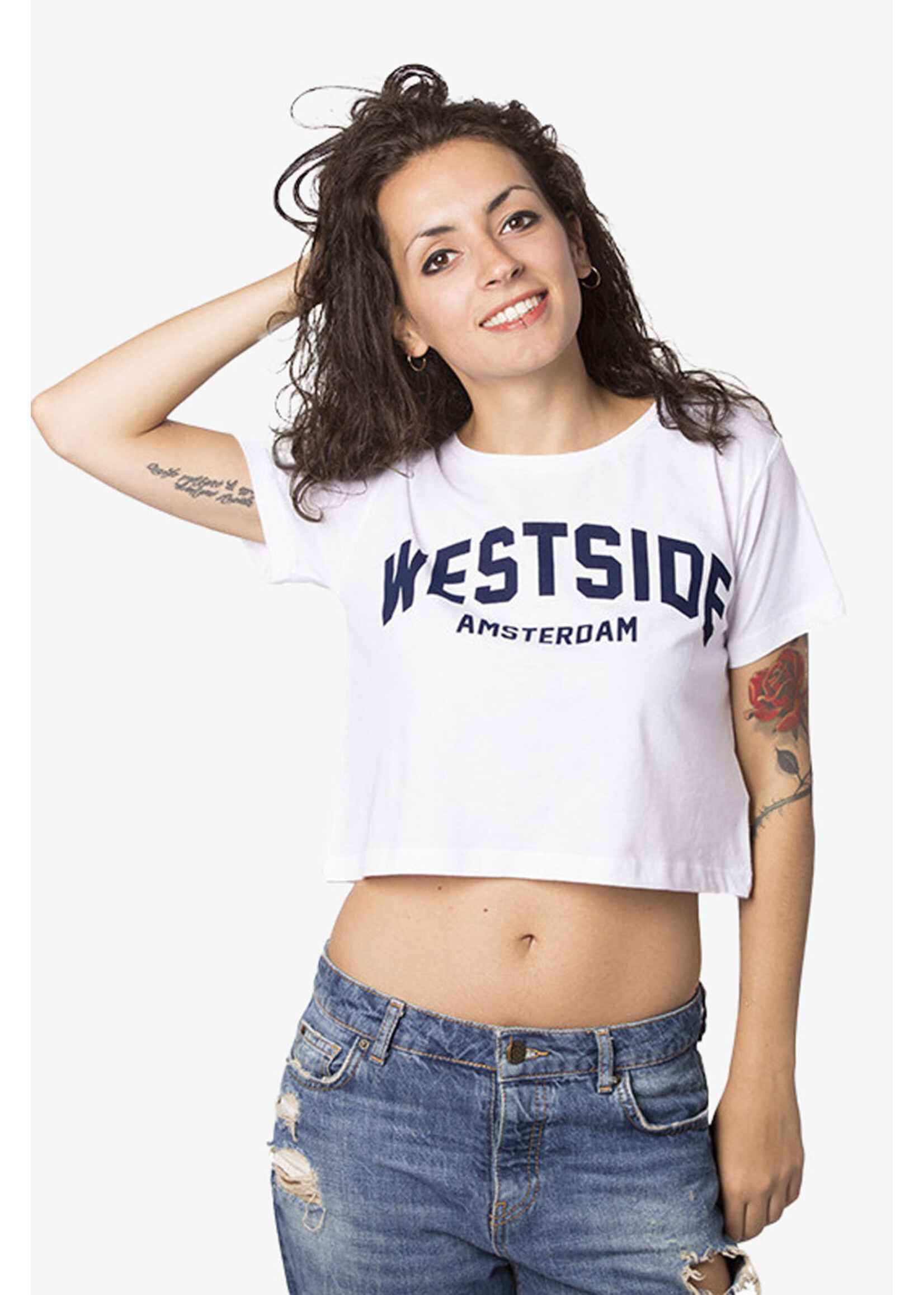 WESTSIDE AMSTERDAM CROP T-SHIRT
