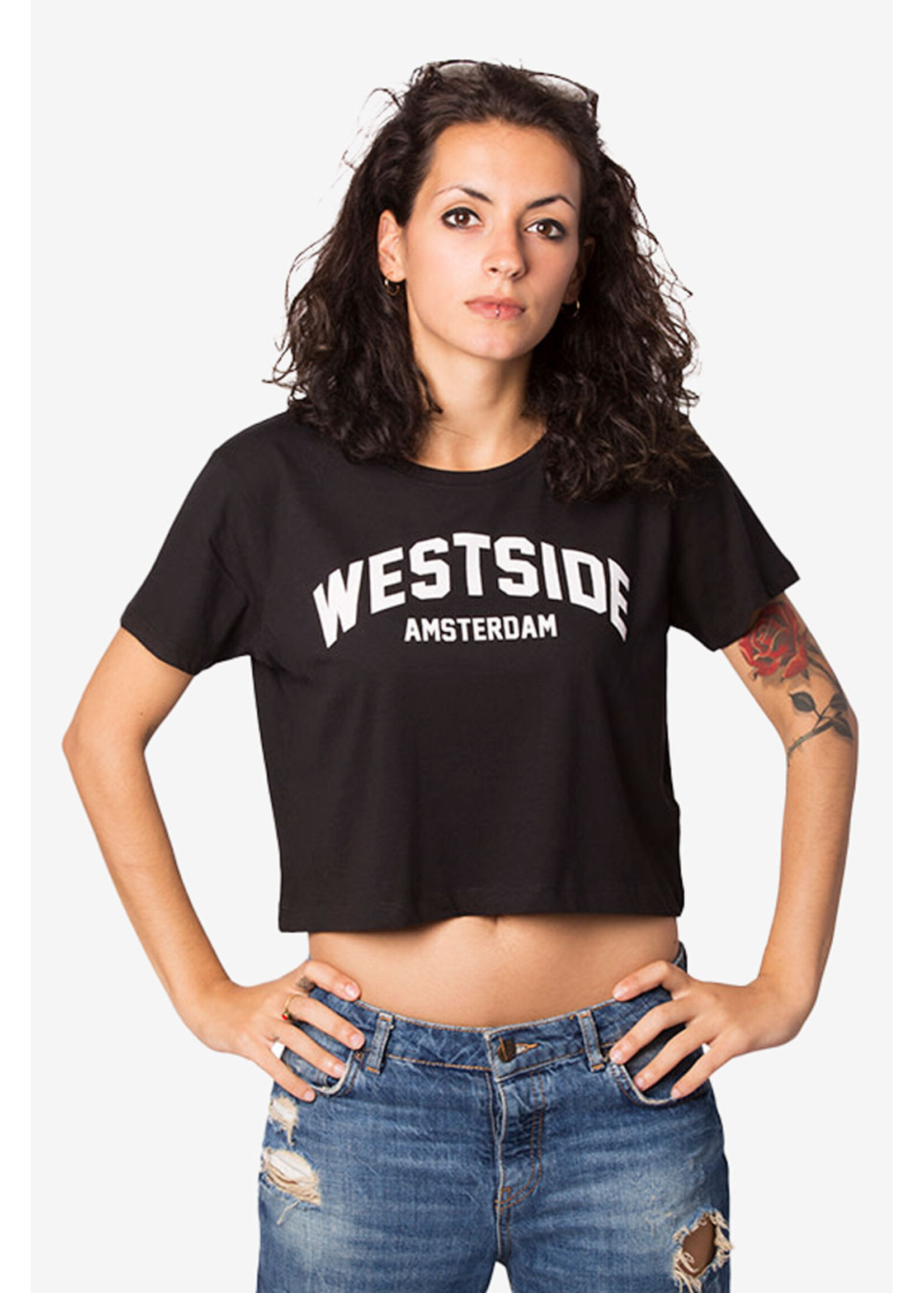 WESTSIDE AMSTERDAM CROP T-SHIRT (F)