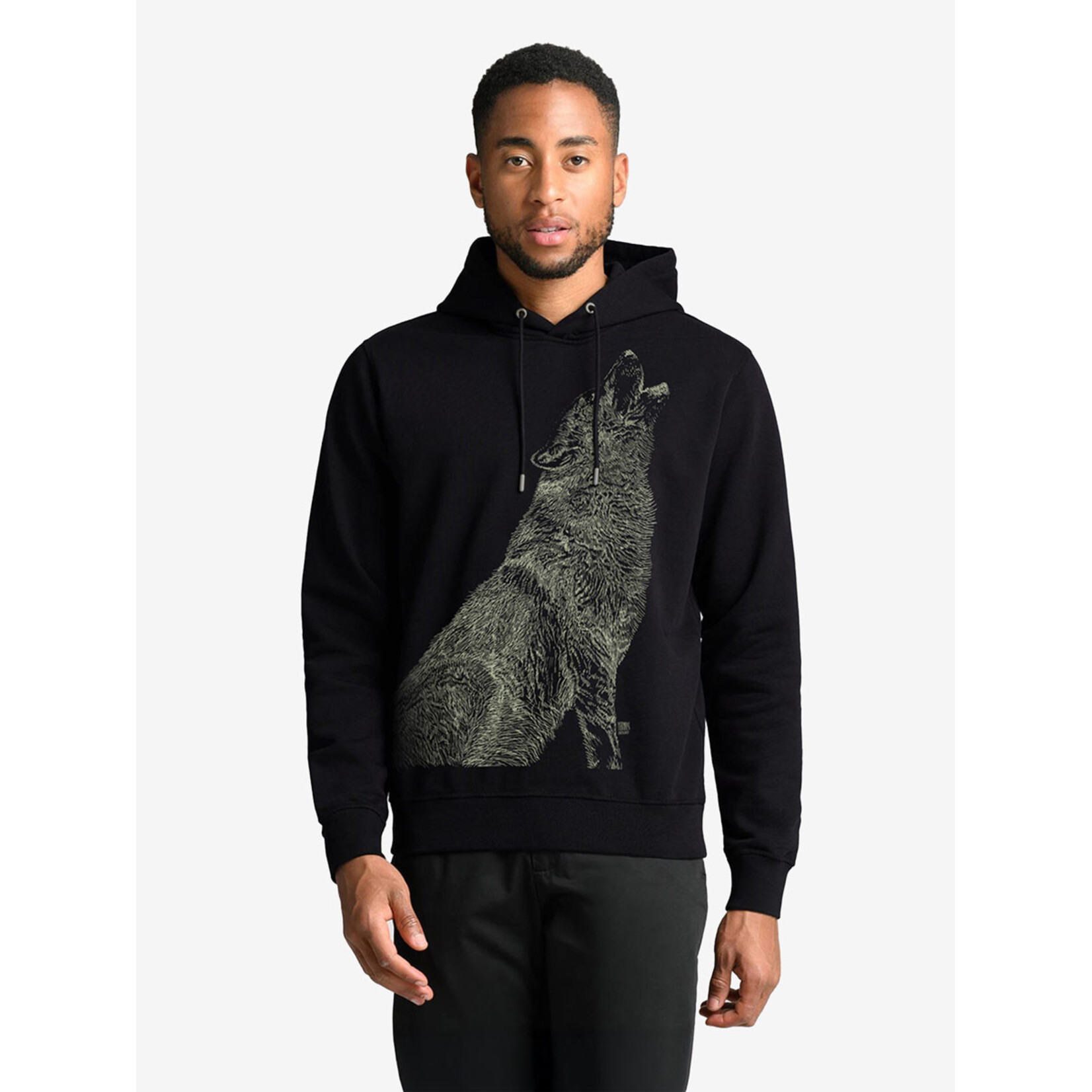 HOWLING WOLF HOODIE - GLOW IN THE DARK