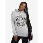 BLACK TIGER HOODIE - HEATHER GREY