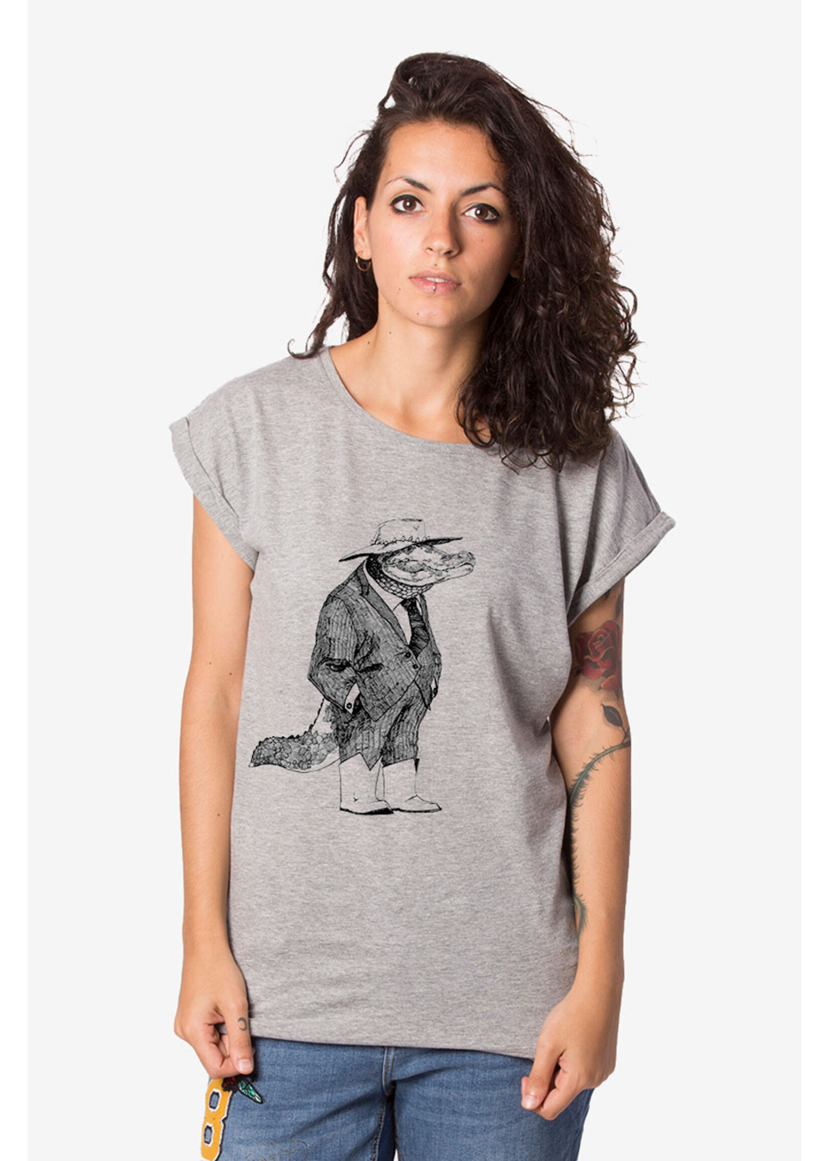 ANGUS THE ALLIGATOR  T-SHIRT- ROLL-UP