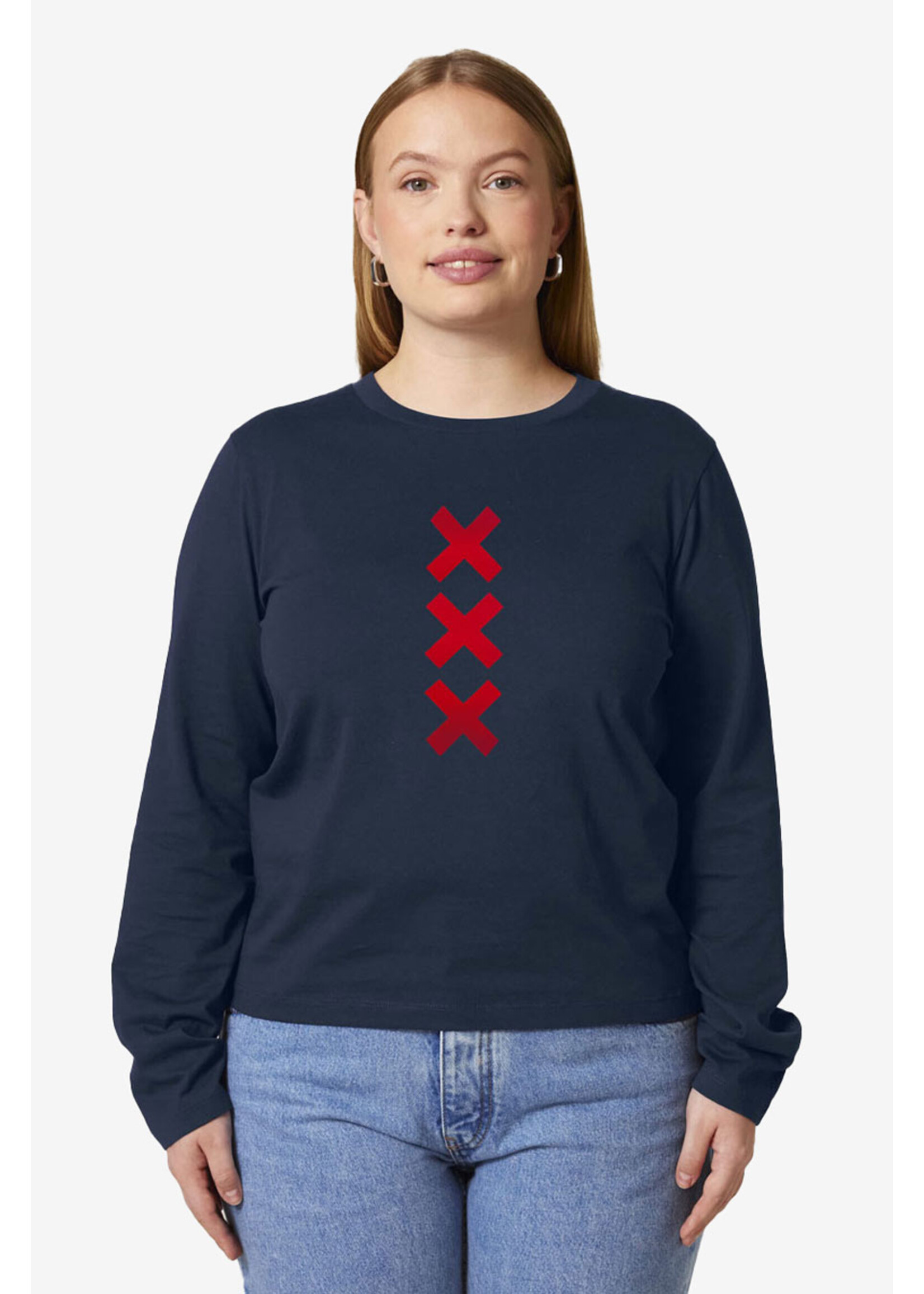 XXX  AMSTERDAM LONGSLEEVE T-SHIRT (V)