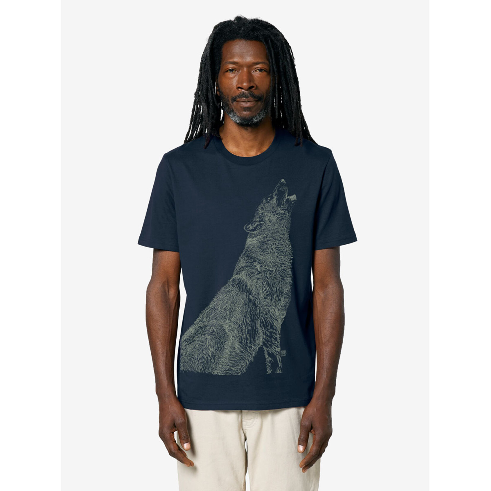 HOWLING WOLF T-SHIRT - GLOW IN THE DARK