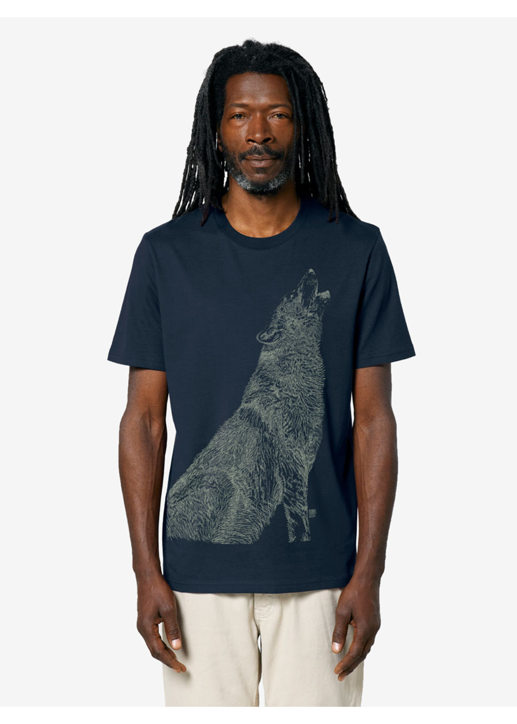 HOWLING WOLF T-SHIRT - GLOW IN THE DARK