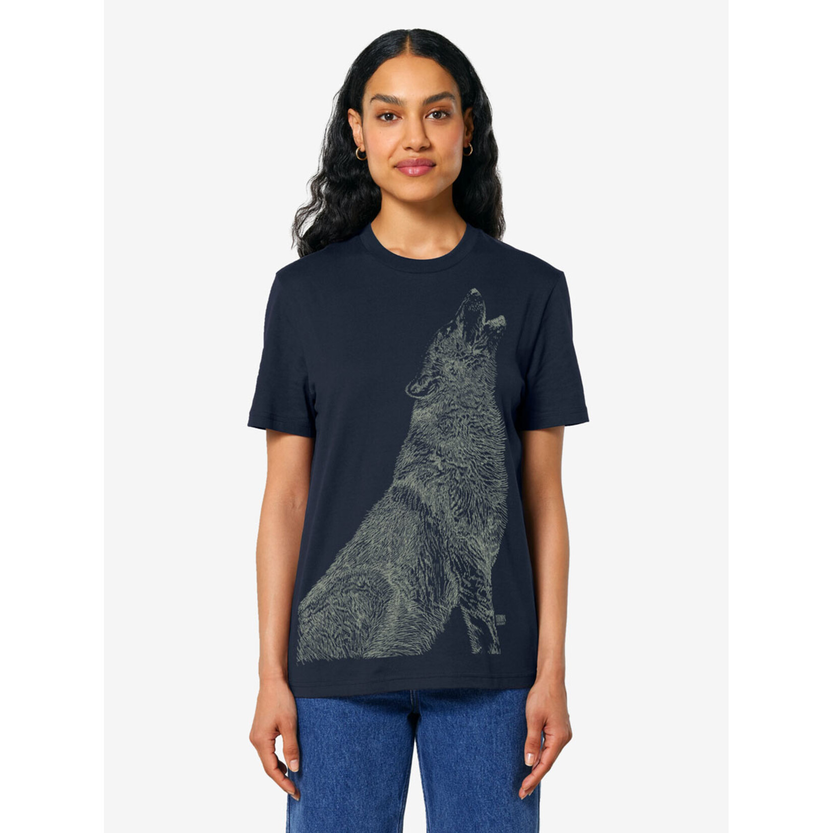 HOWLING WOLF T-SHIRT - GLOW IN THE DARK