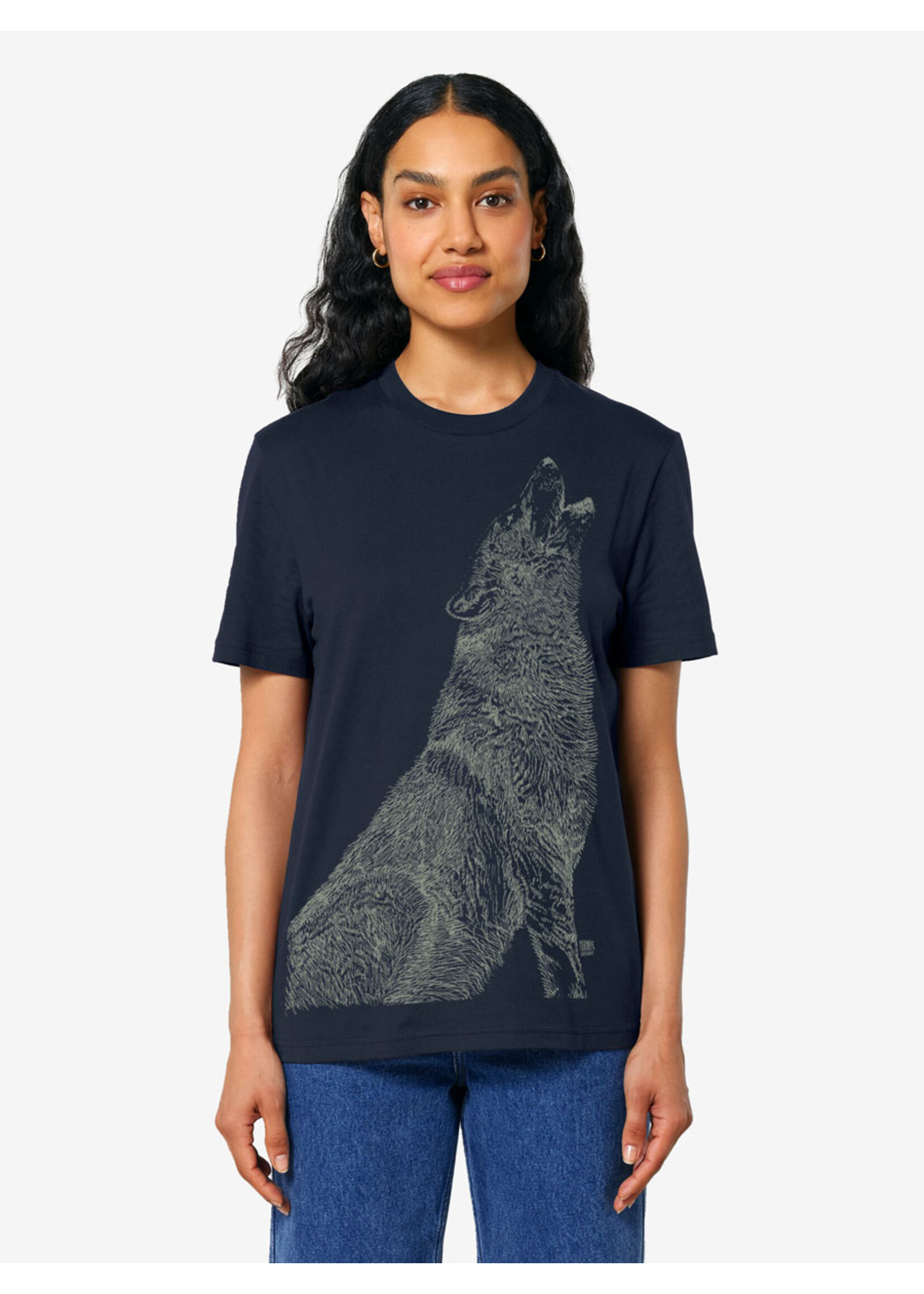 HOWLING WOLF T-SHIRT - GLOW IN THE DARK