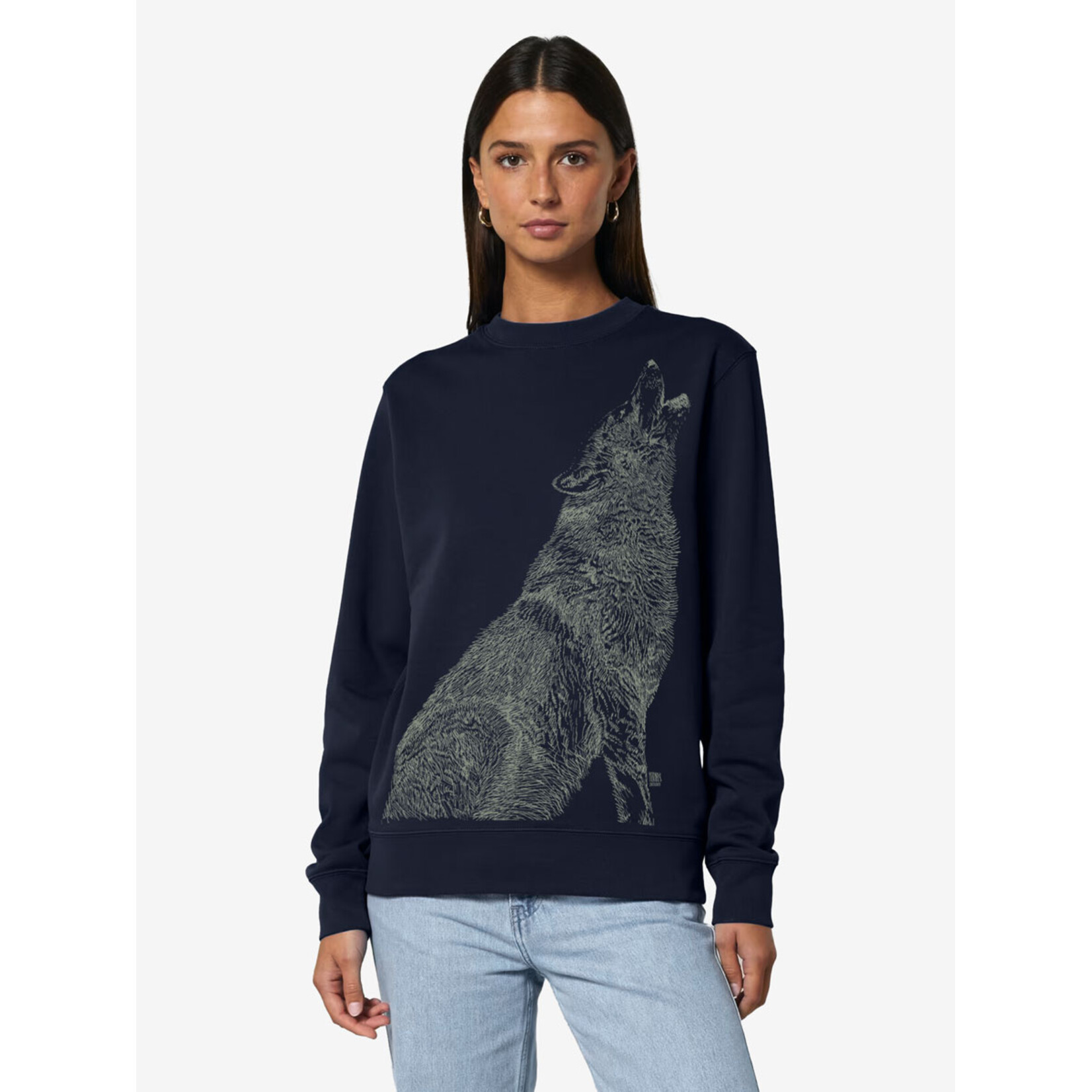 HOWLING WOLF SWEATER - GLOW IN THE DARK