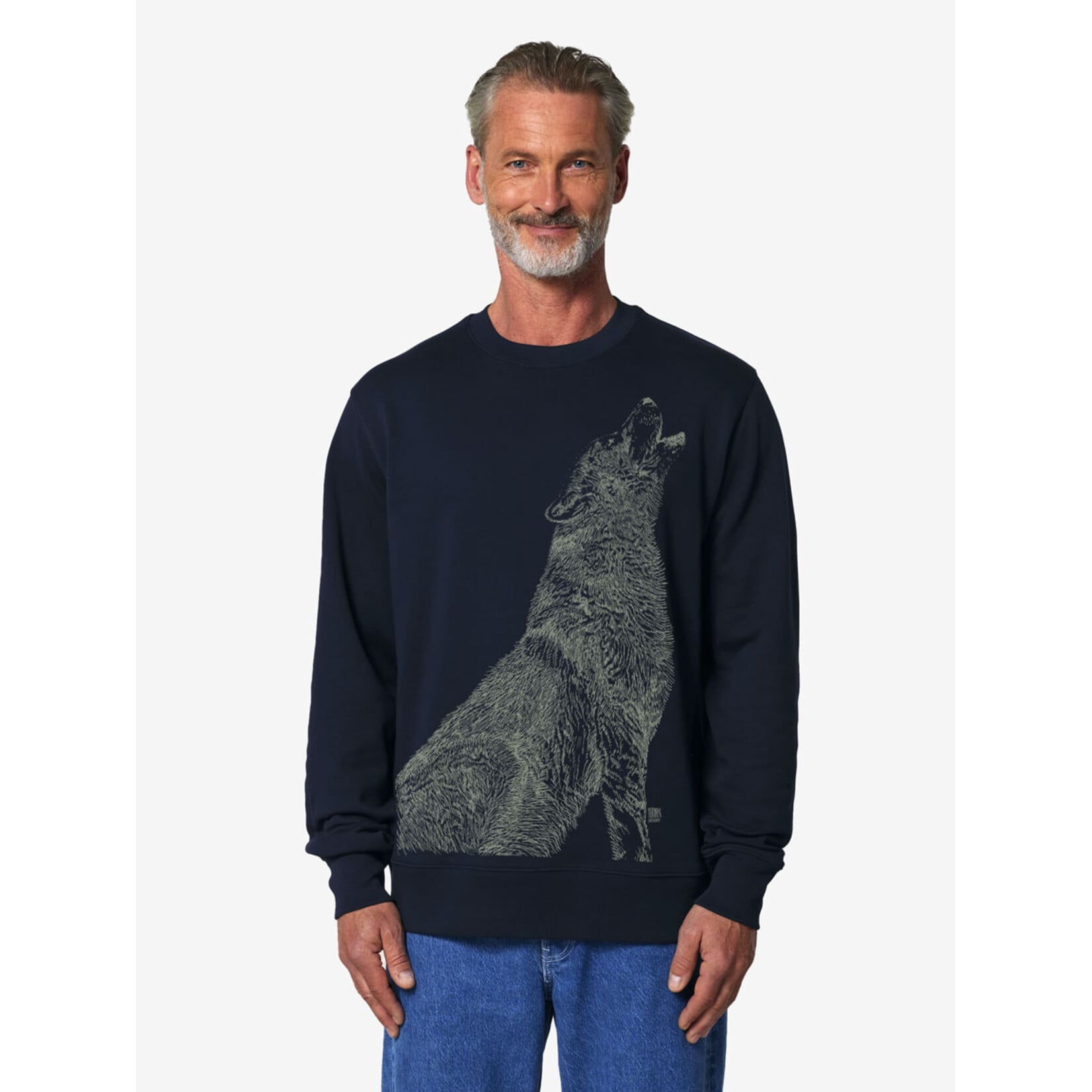 HOWLING WOLF SWEATER - GLOW IN THE DARK