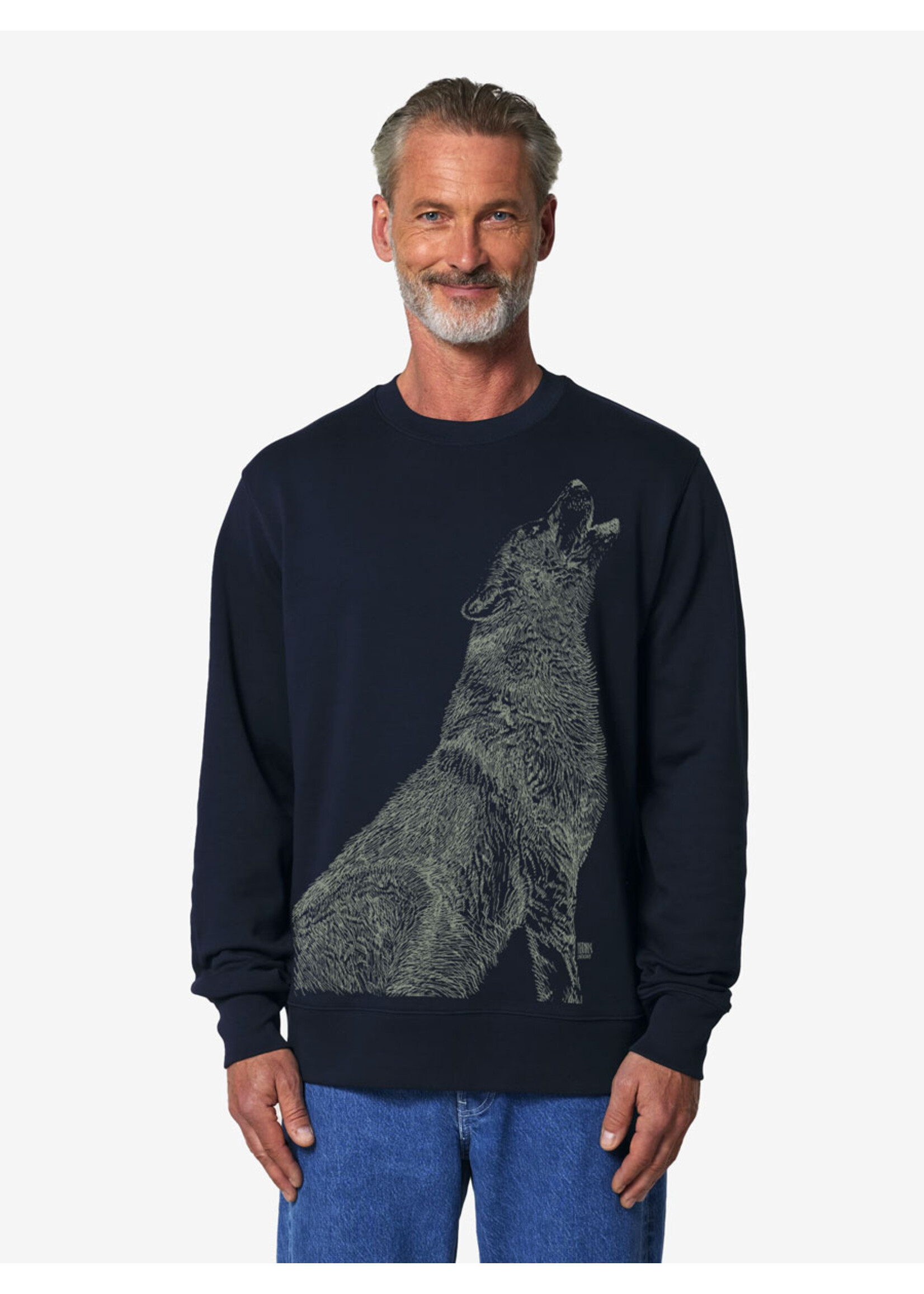 HOWLING WOLF SWEATER - GLOW IN THE DARK
