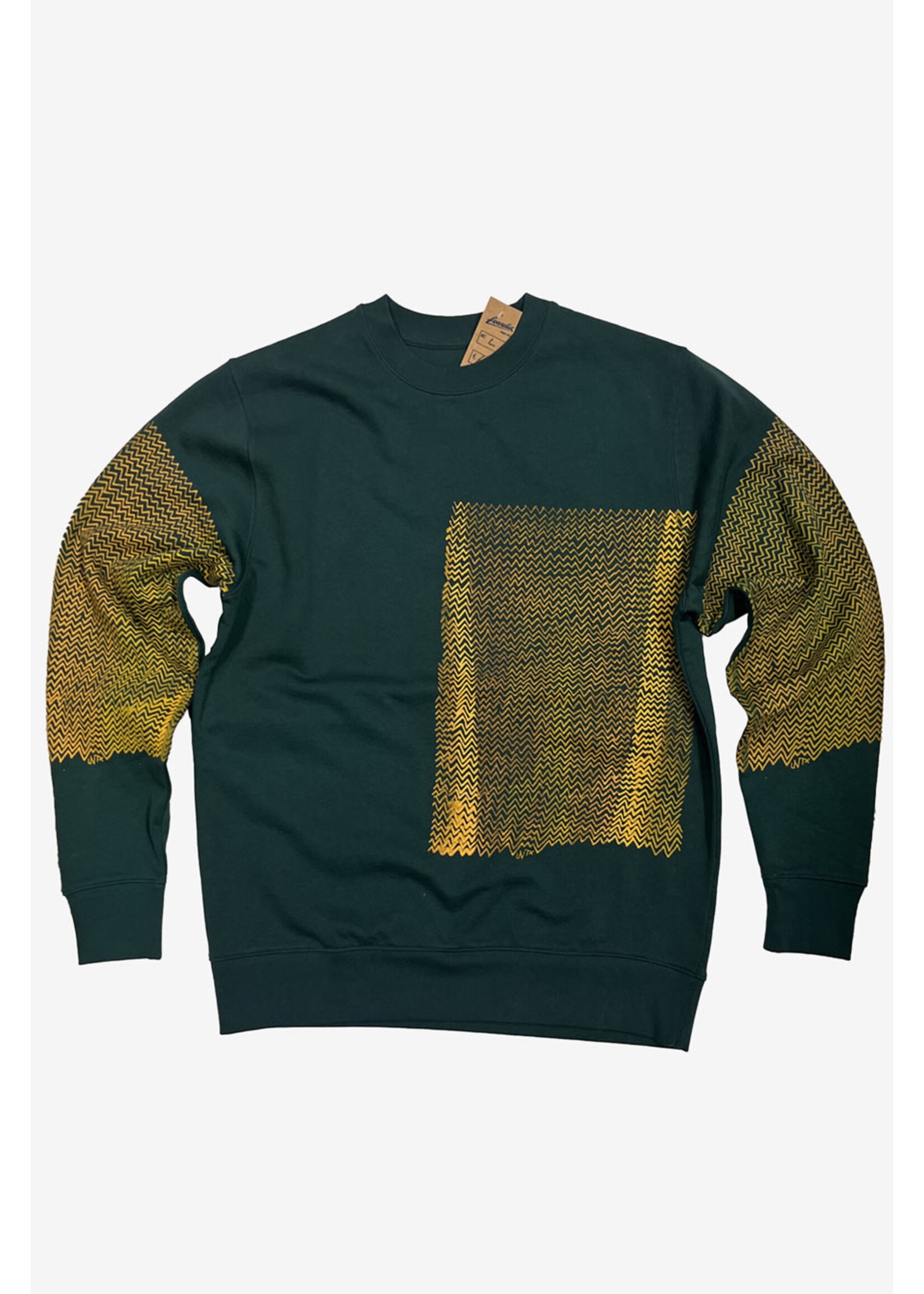 FREESTYLE ZIGZAG SWEATER - GREEN