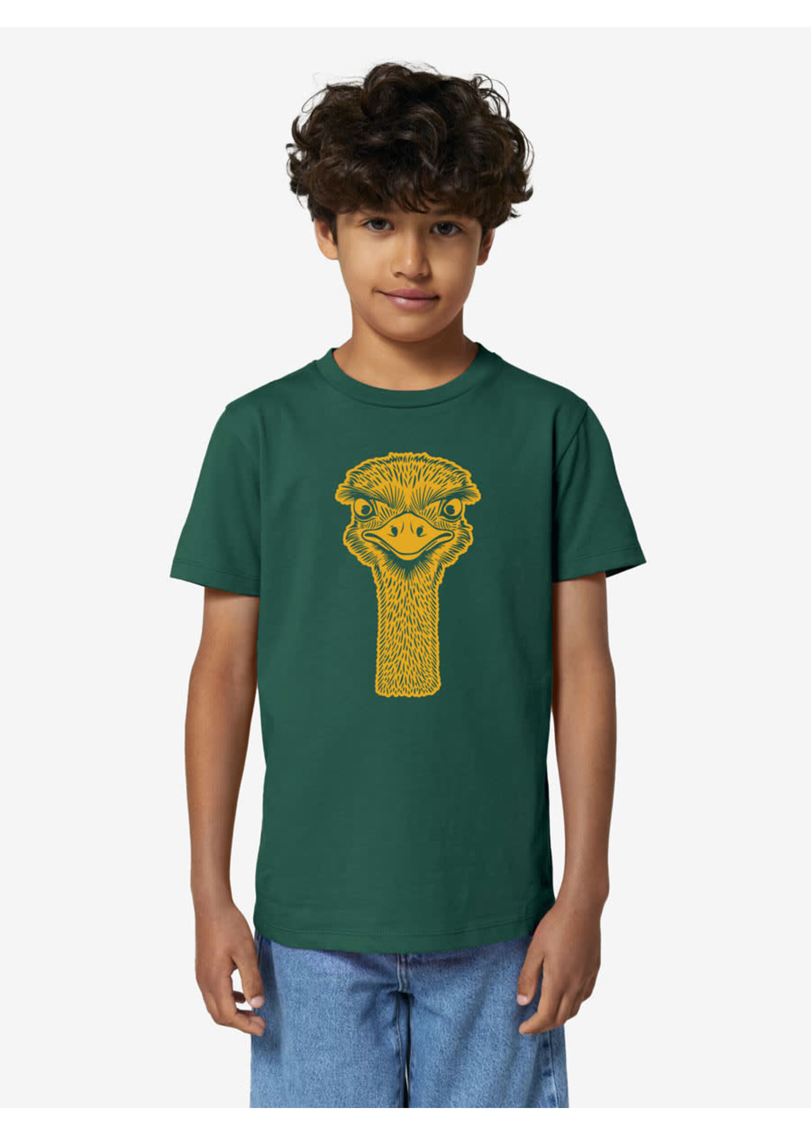 STRUISVOGEL T-SHIRT - GREEN