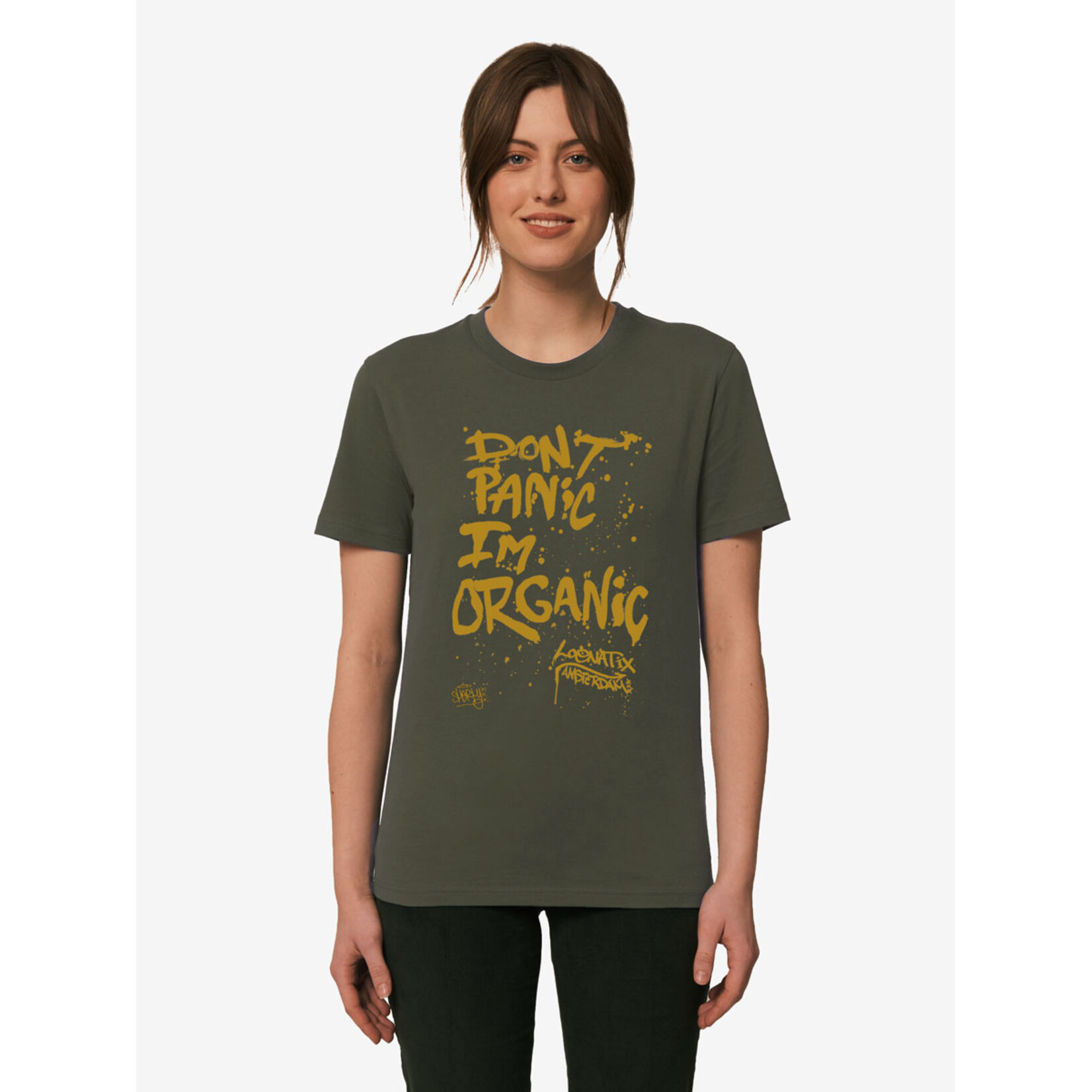 DON'T PANIC I'M ORGANIC T-SHIRT