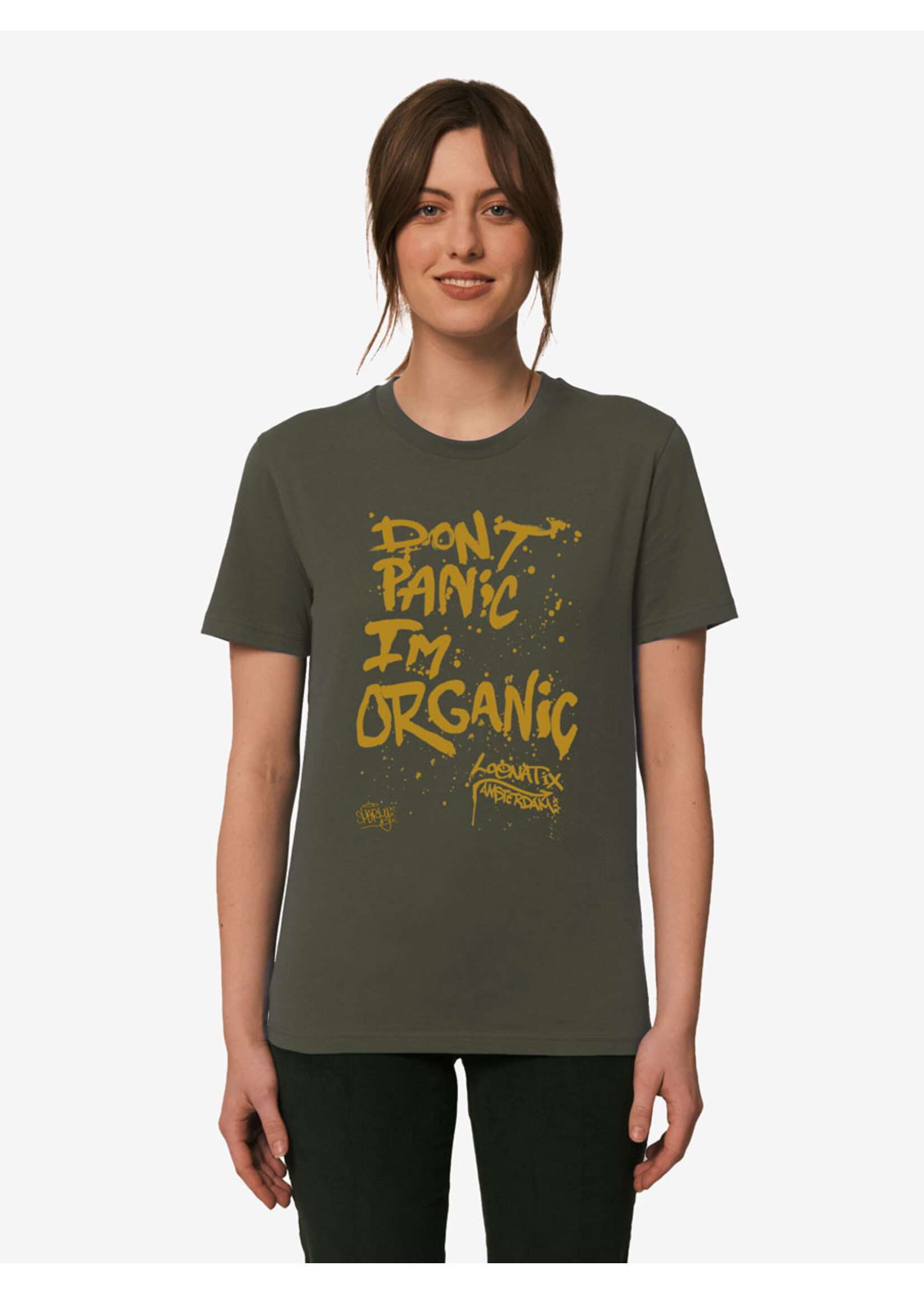 DON'T PANIC I'M ORGANIC T-SHIRT