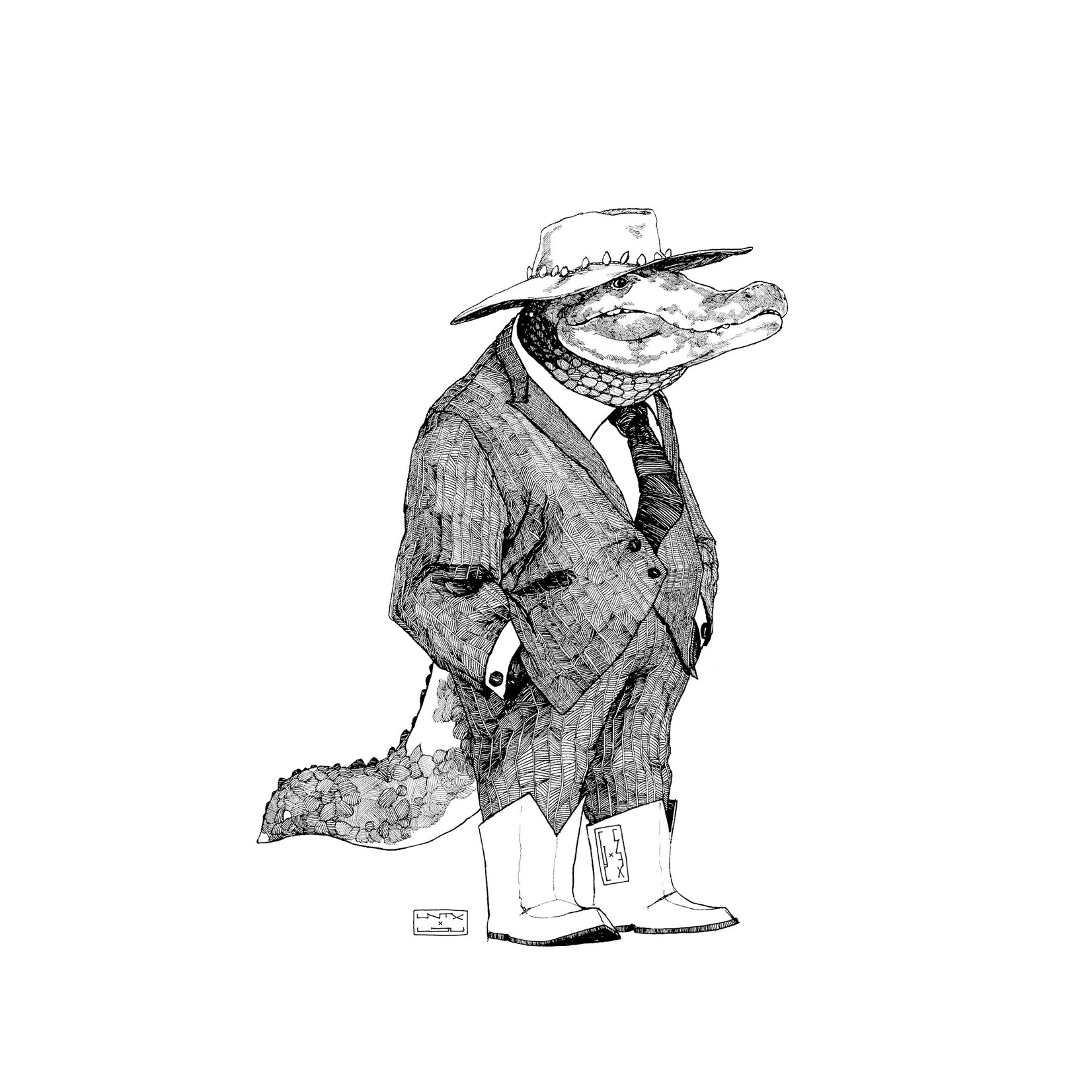 ANGUS THE ALLIGATOR T-SHIRT