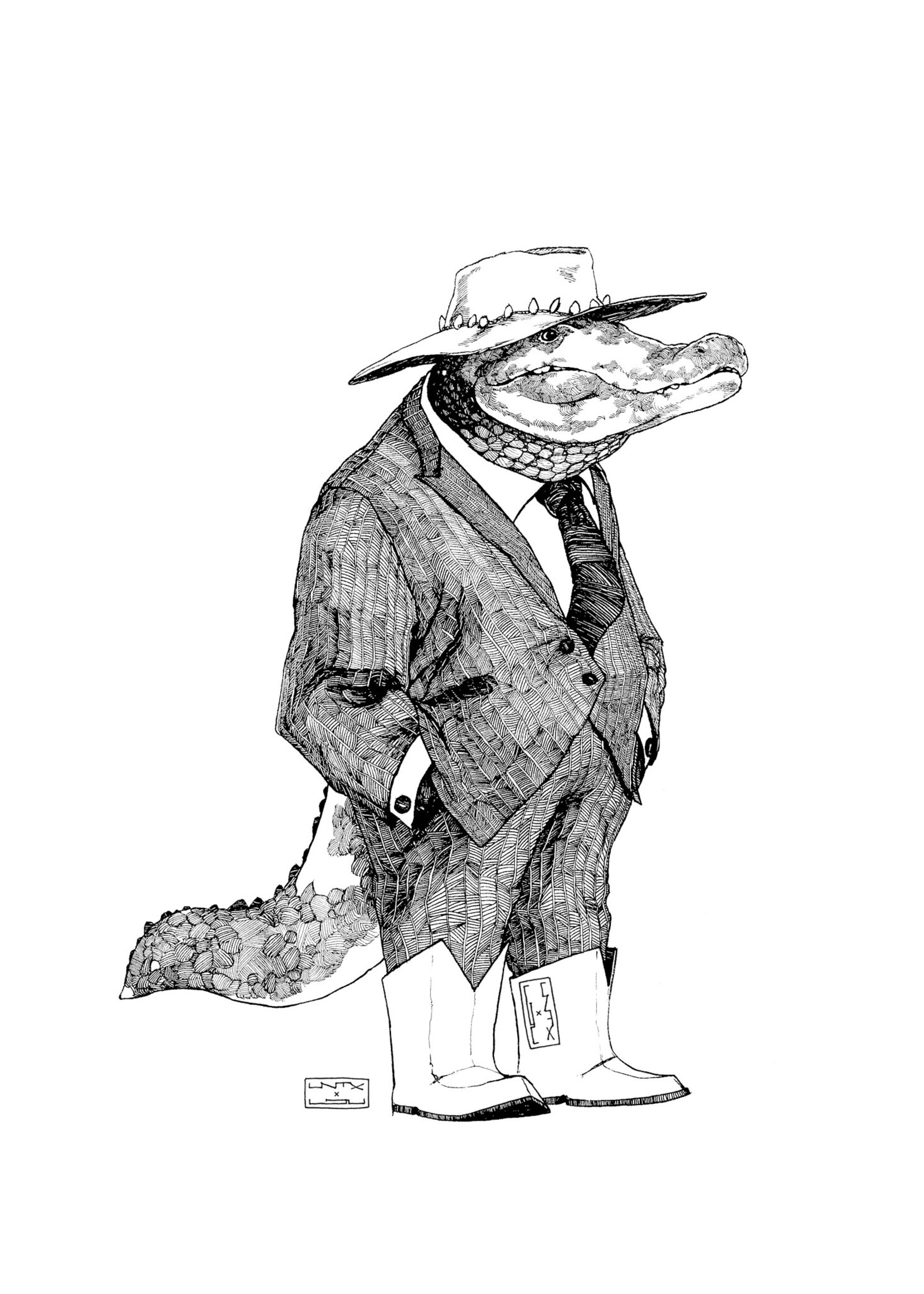 ANGUS THE ALLIGATOR T-SHIRT