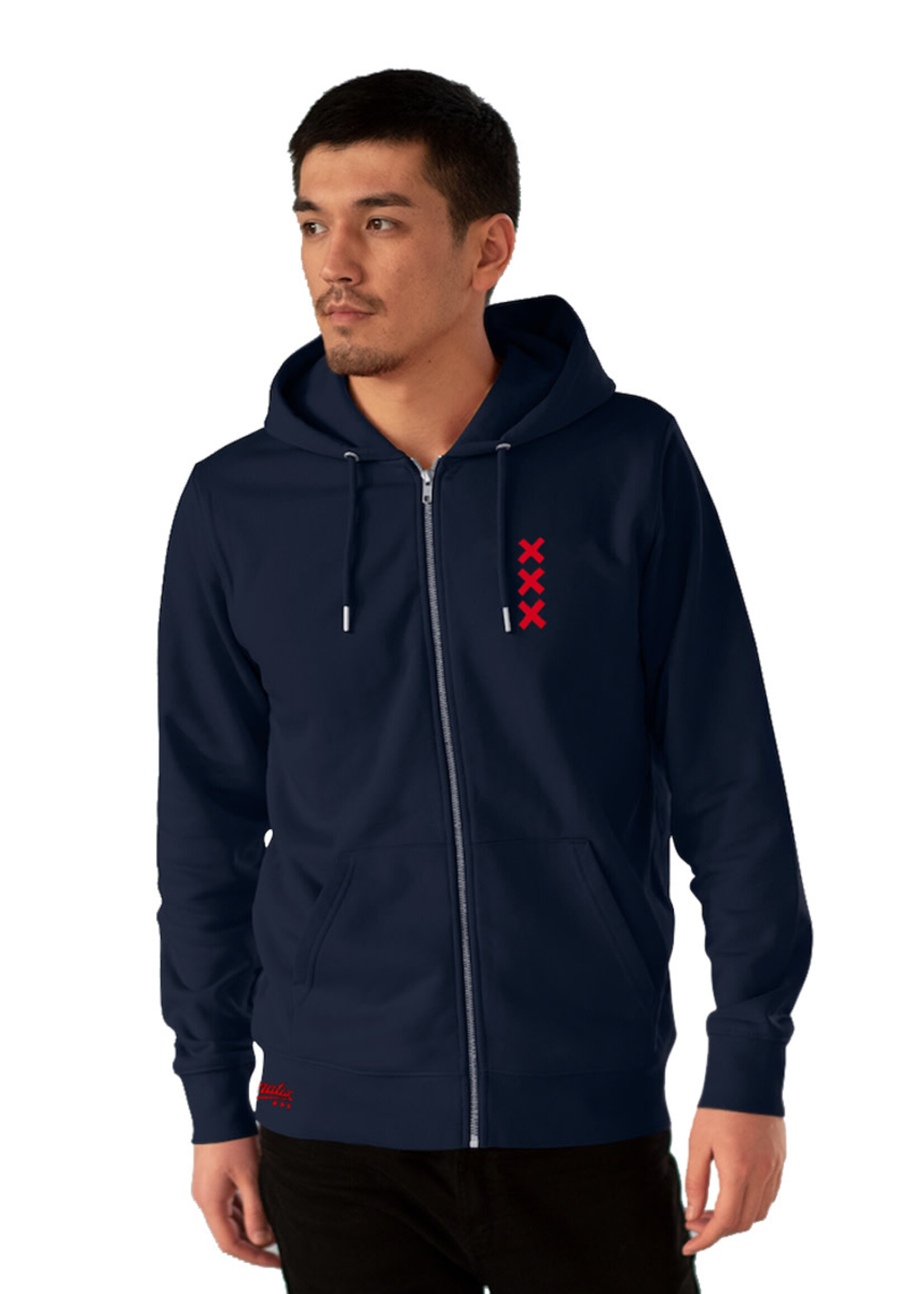 XXX AMSTERDAM ZIPPER HOODIE