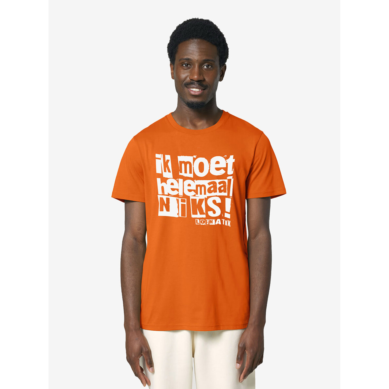 IK MOET HELEMAAL NIKS T-shirt - ORANJE