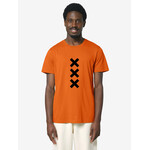 XXX AMSTERDAM T-SHIRT - ORANJE