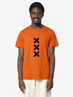 XXX AMSTERDAM T-SHIRT - ORANJE