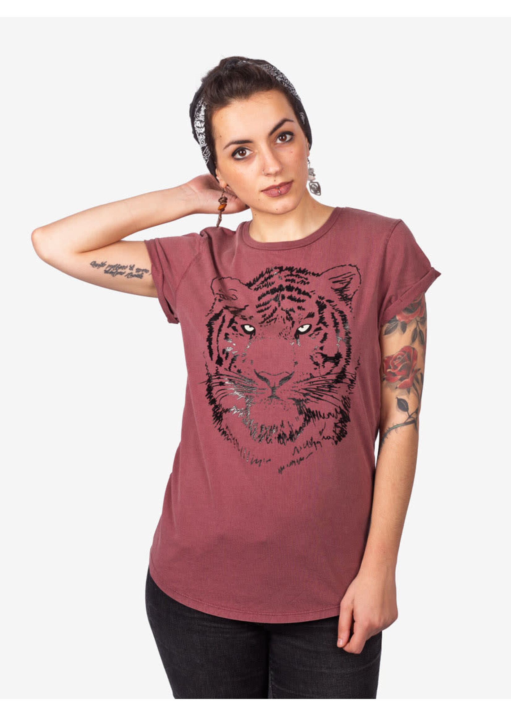BLACK TIGER T-SHIRT - ROLL-UP