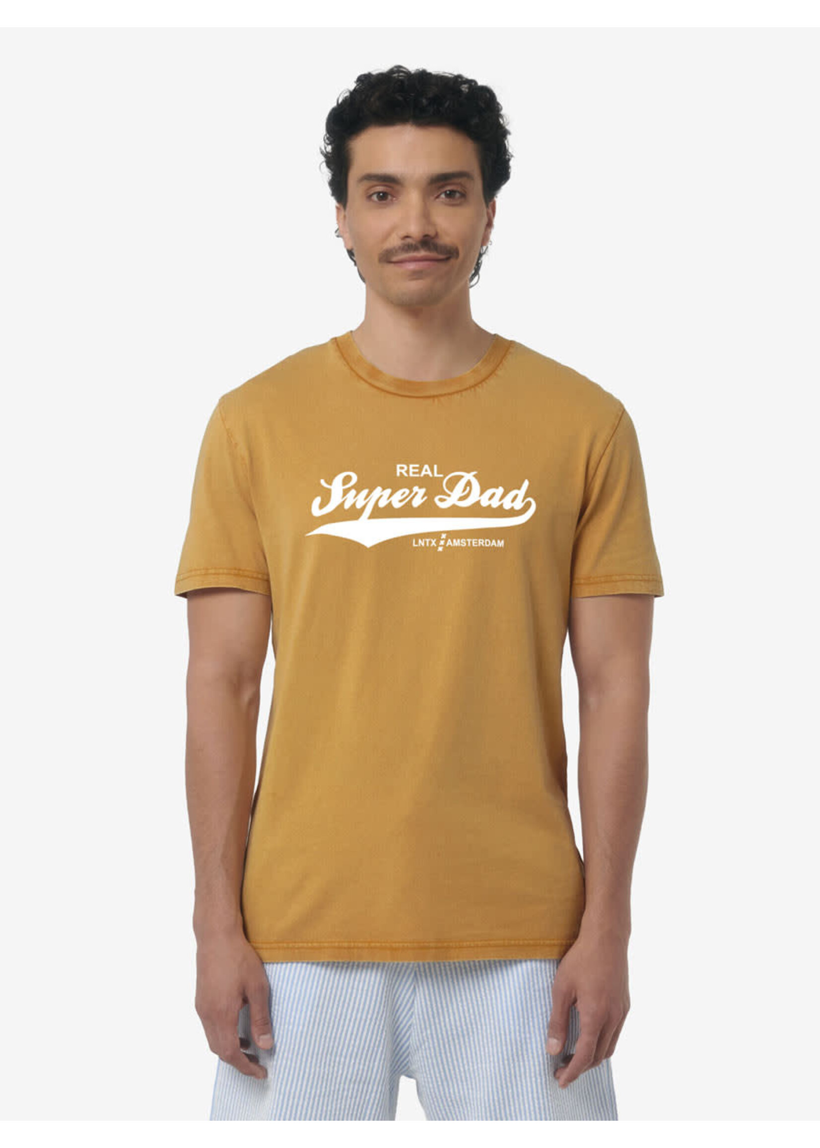 SUPER DAD T-SHIRT - VINTAGE OCHRE