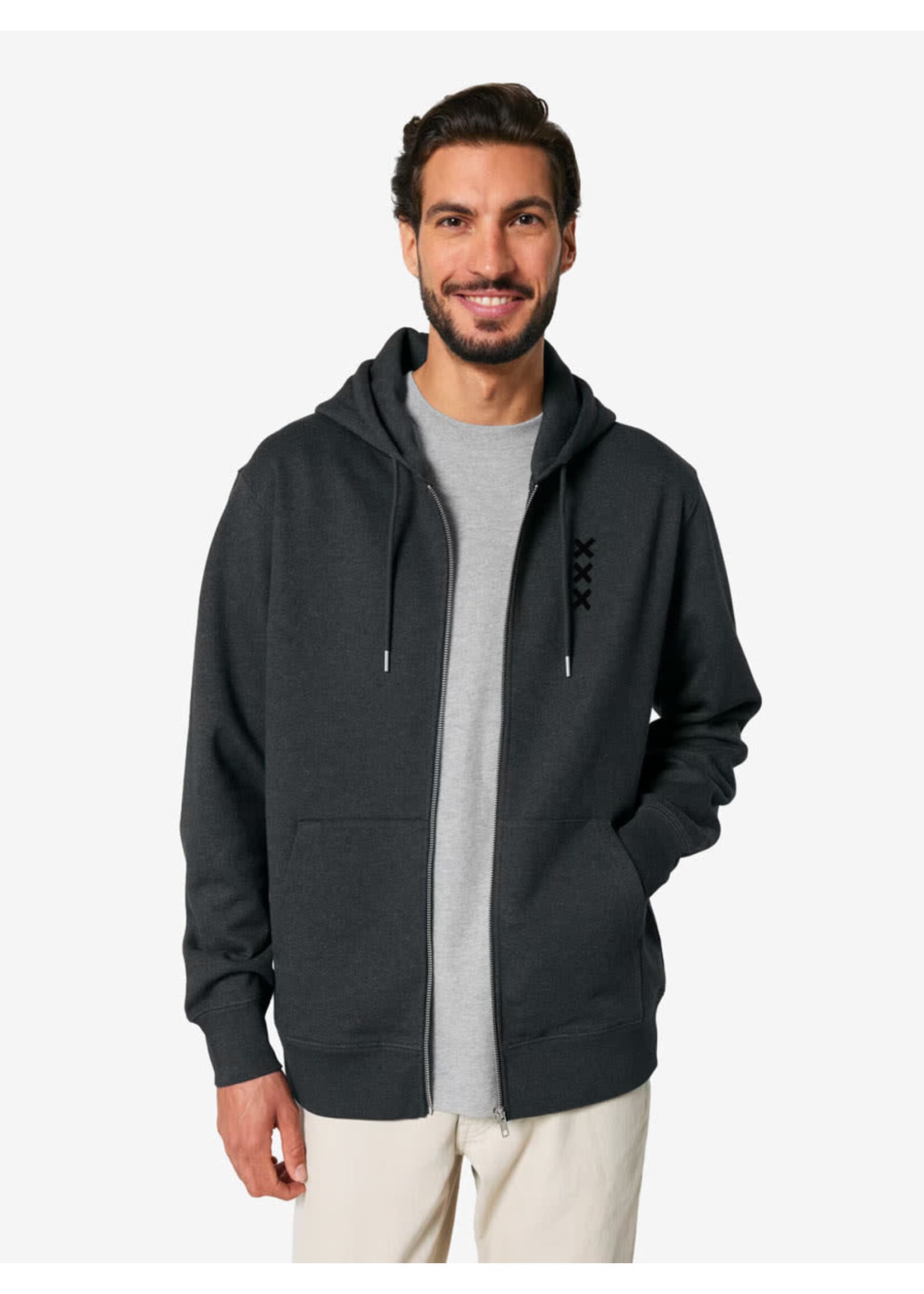 XXX AMSTERDAM ZIPPER HOODIE