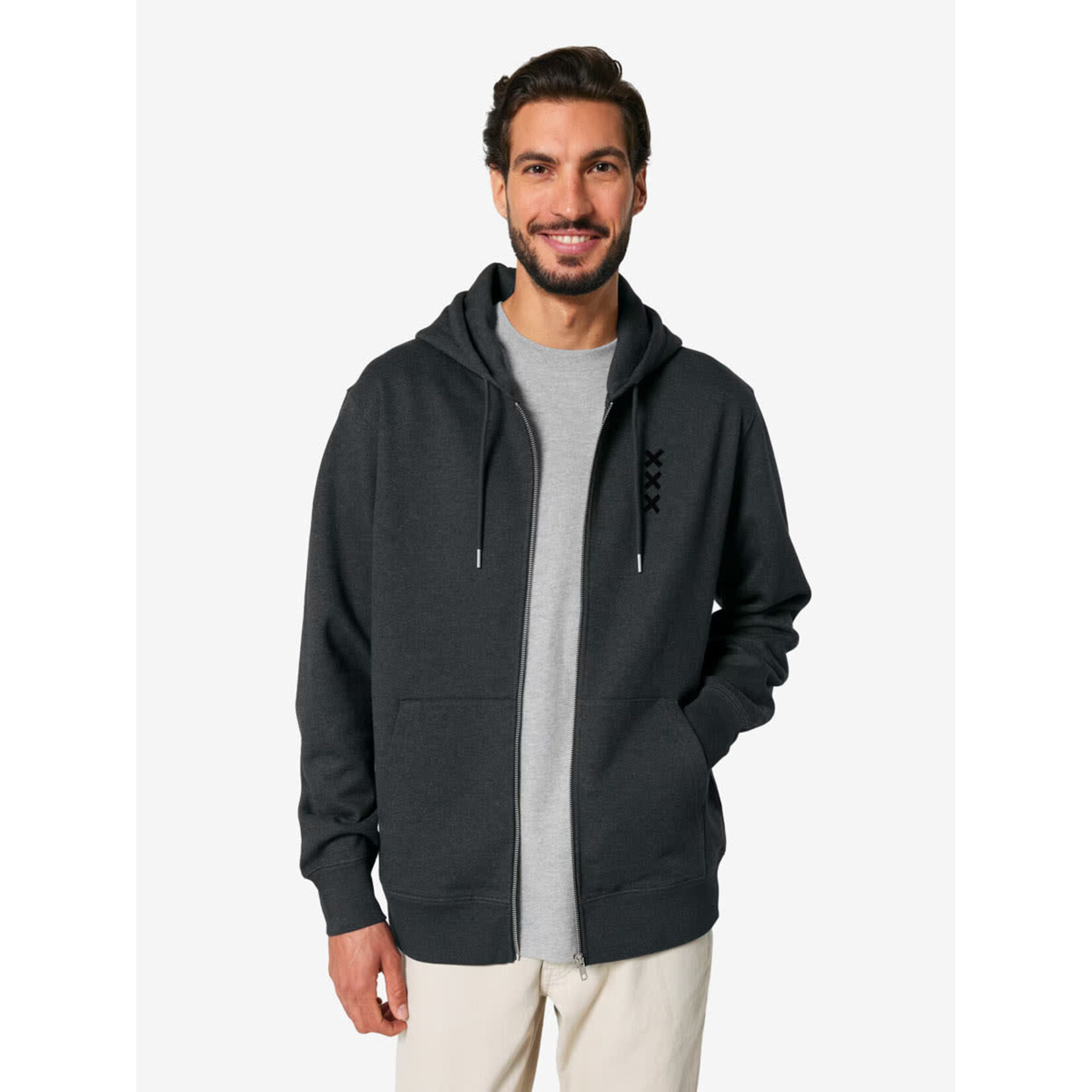 XXX AMSTERDAM ZIPPER HOODIE