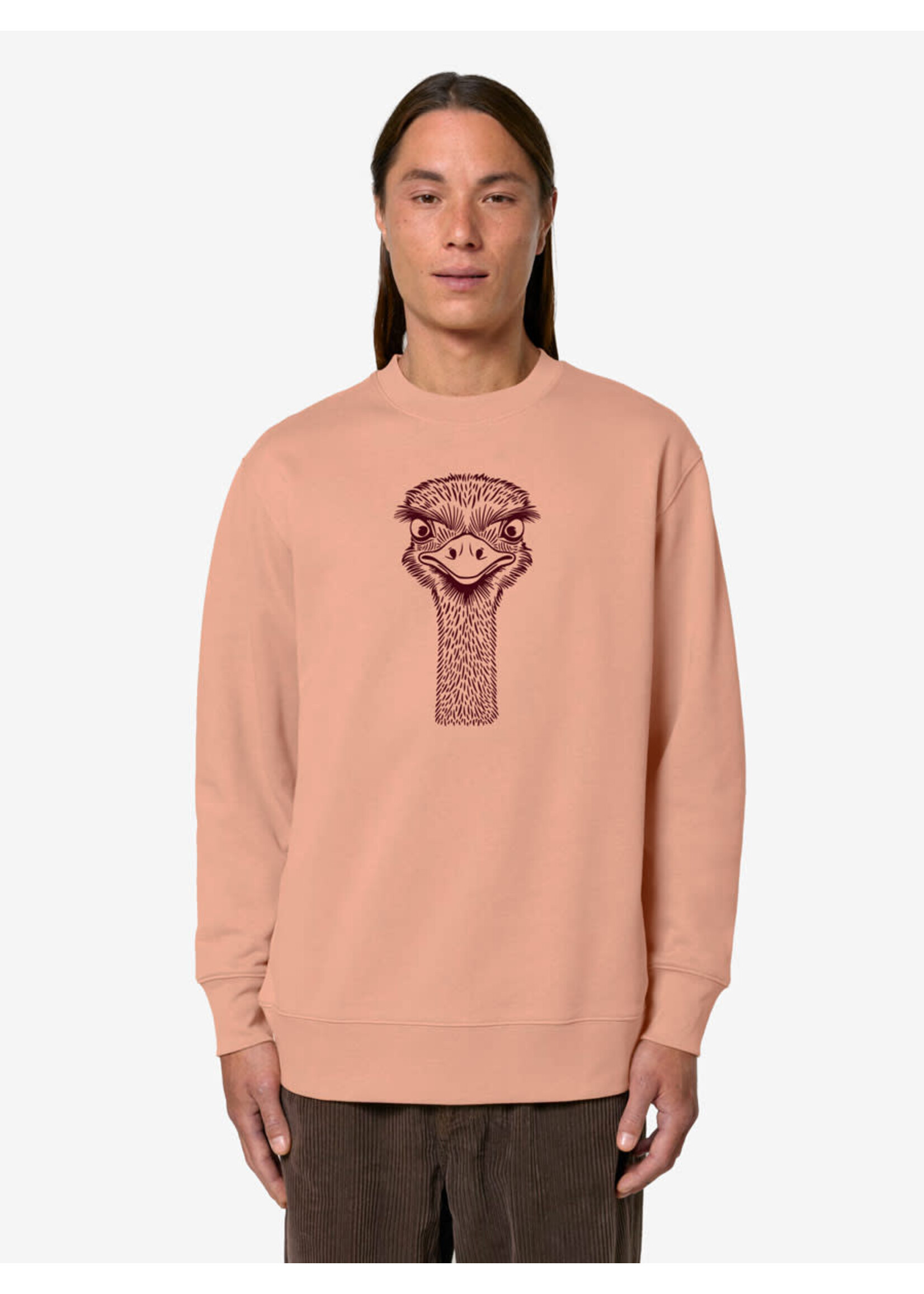OSTRICH SWEATER - PINK