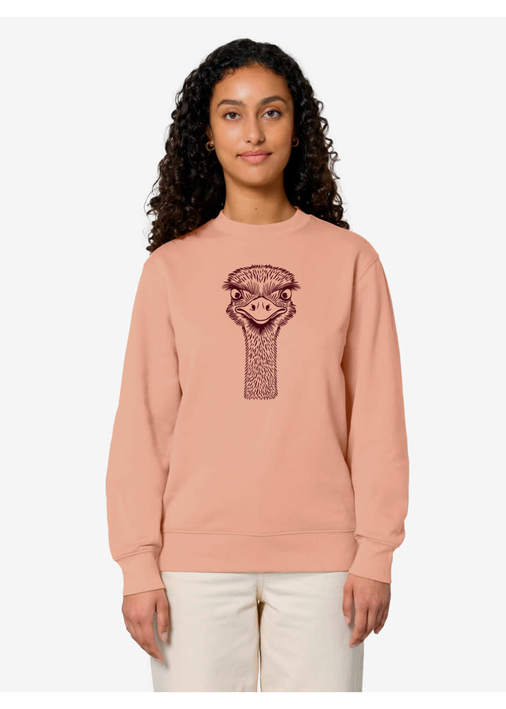 OSTRICH SWEATER - PINK