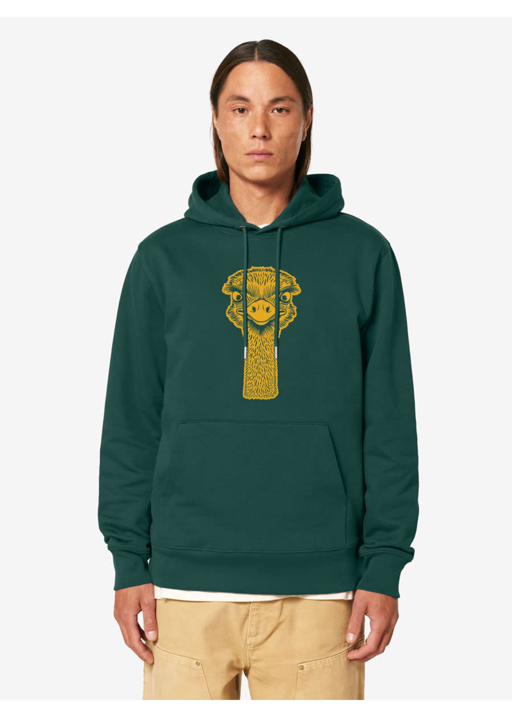 STRUISVOGEL HOODIE - GROEN