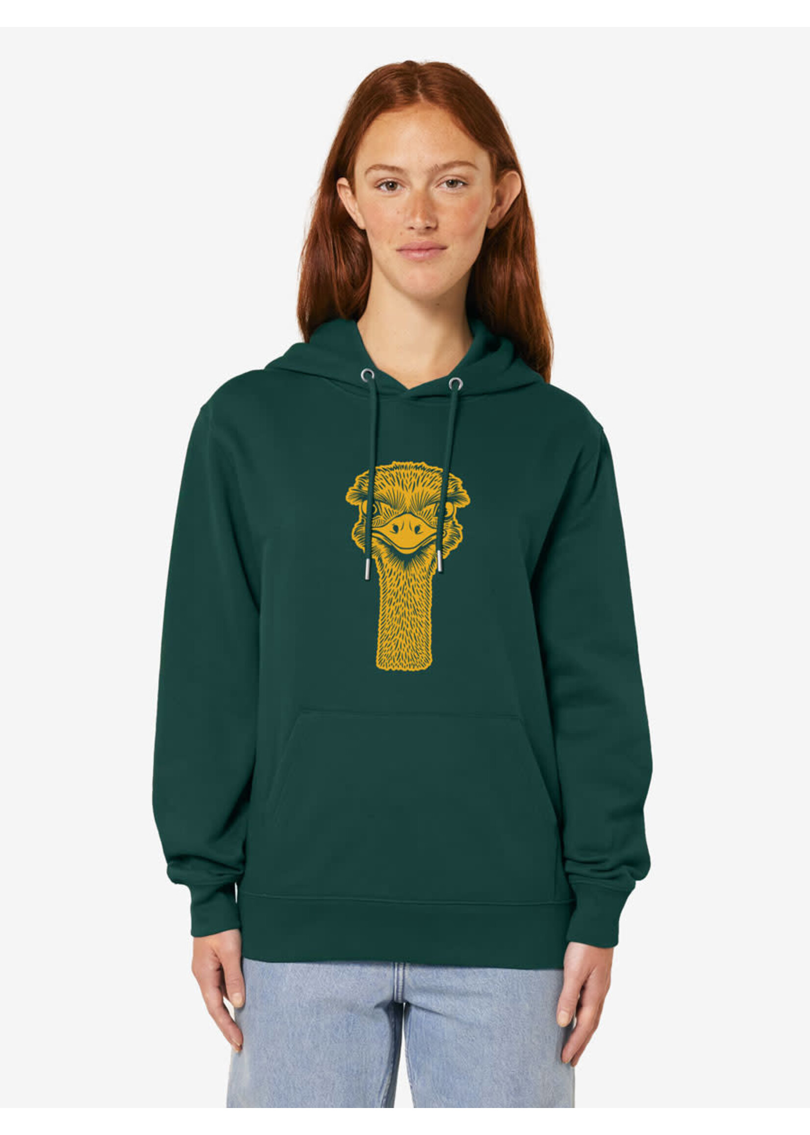 STRUISVOGEL HOODIE - GROEN