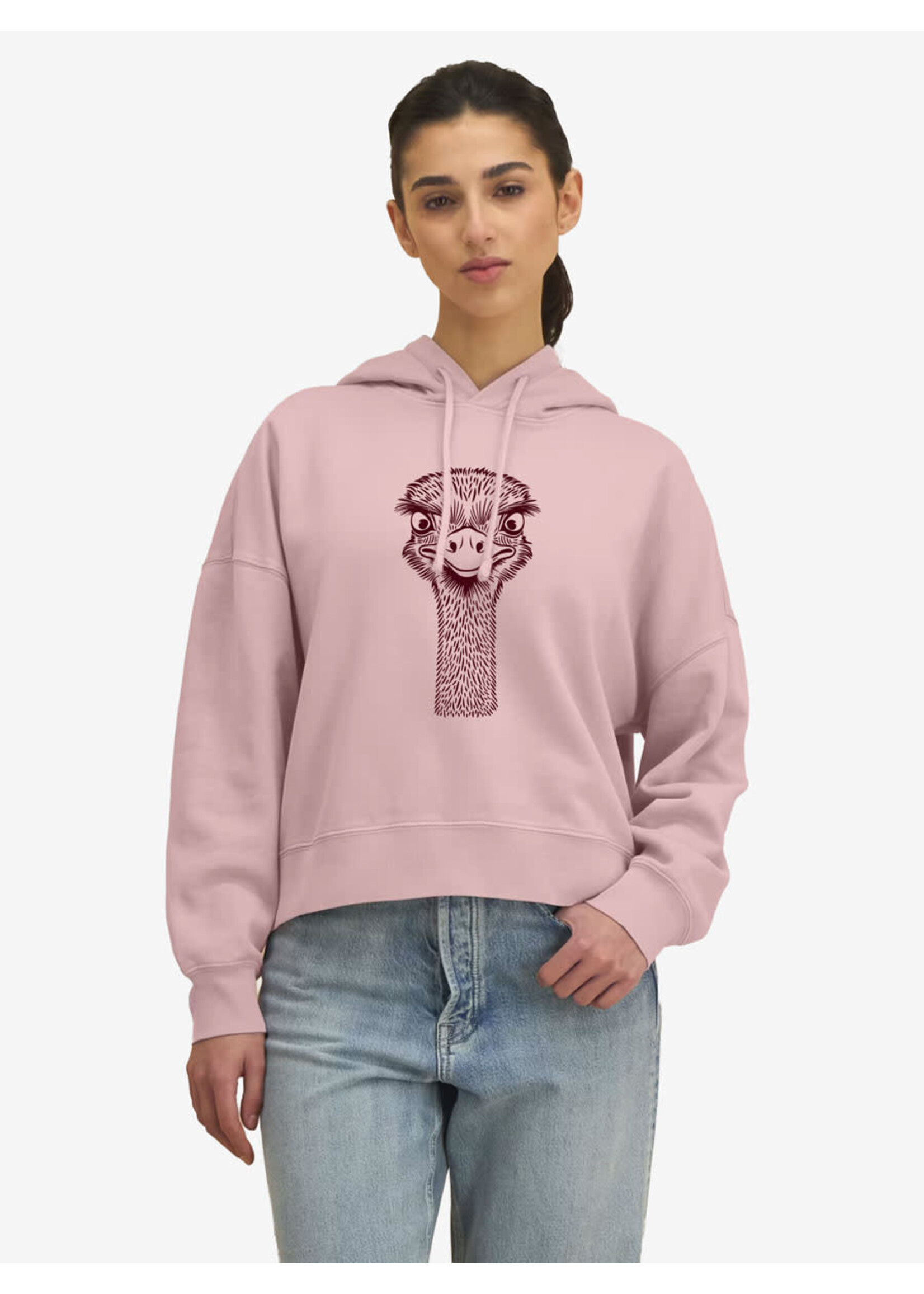 STRUISVOGEL  CROP HOODIE -VINTAGE