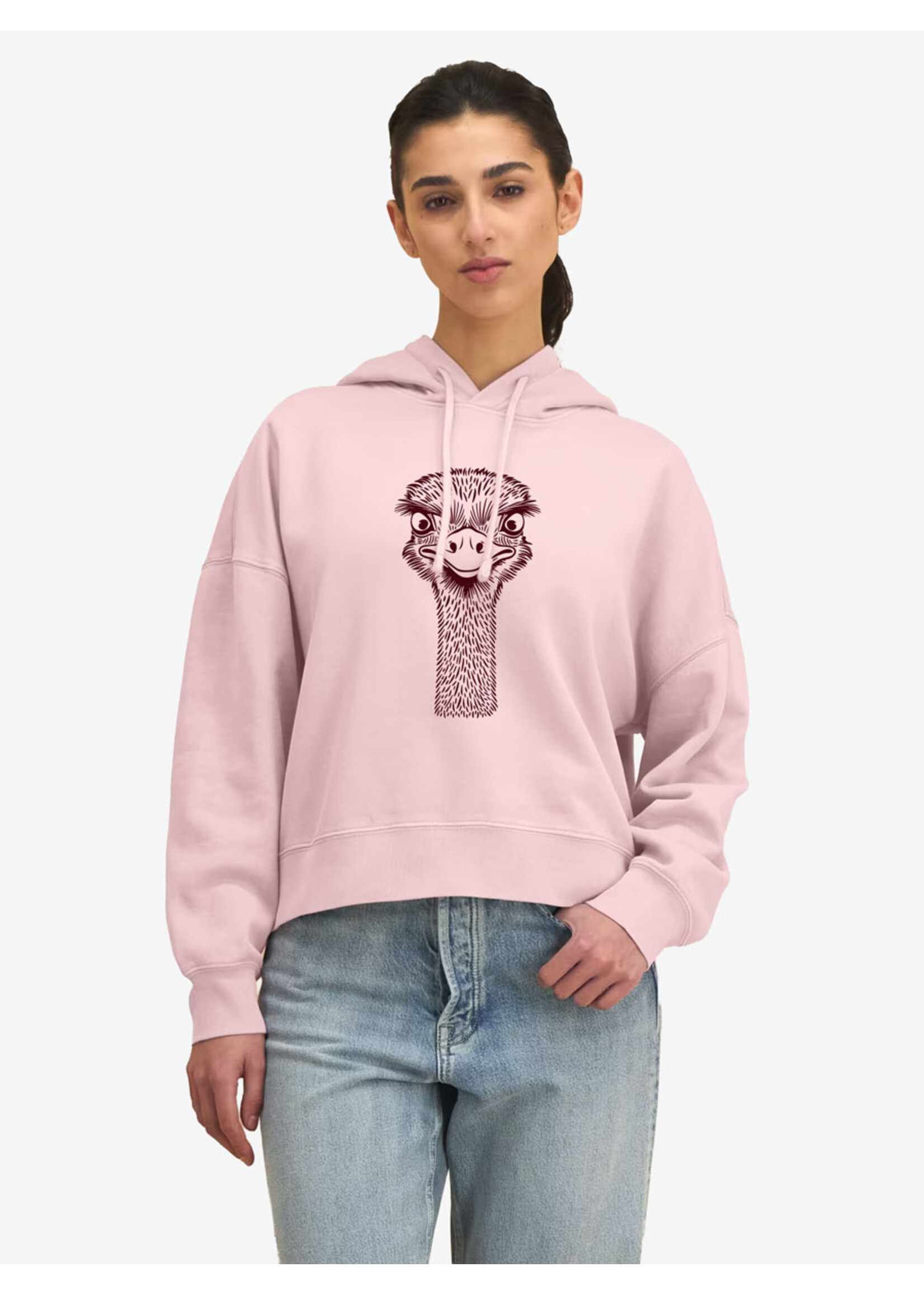 STRUISVOGEL  CROP HOODIE -VINTAGE