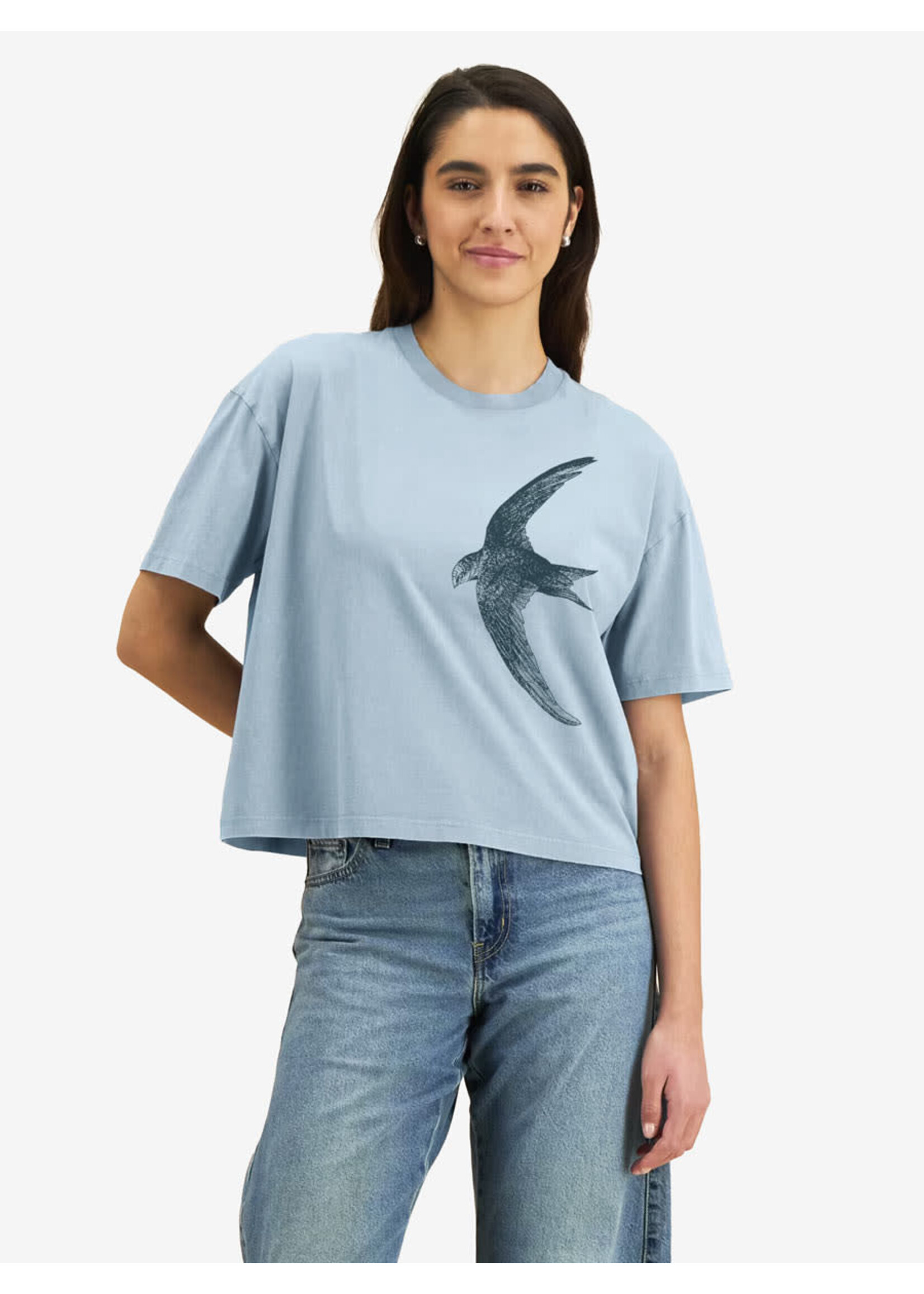 GIERZWALUW CROP T - VINTAGE