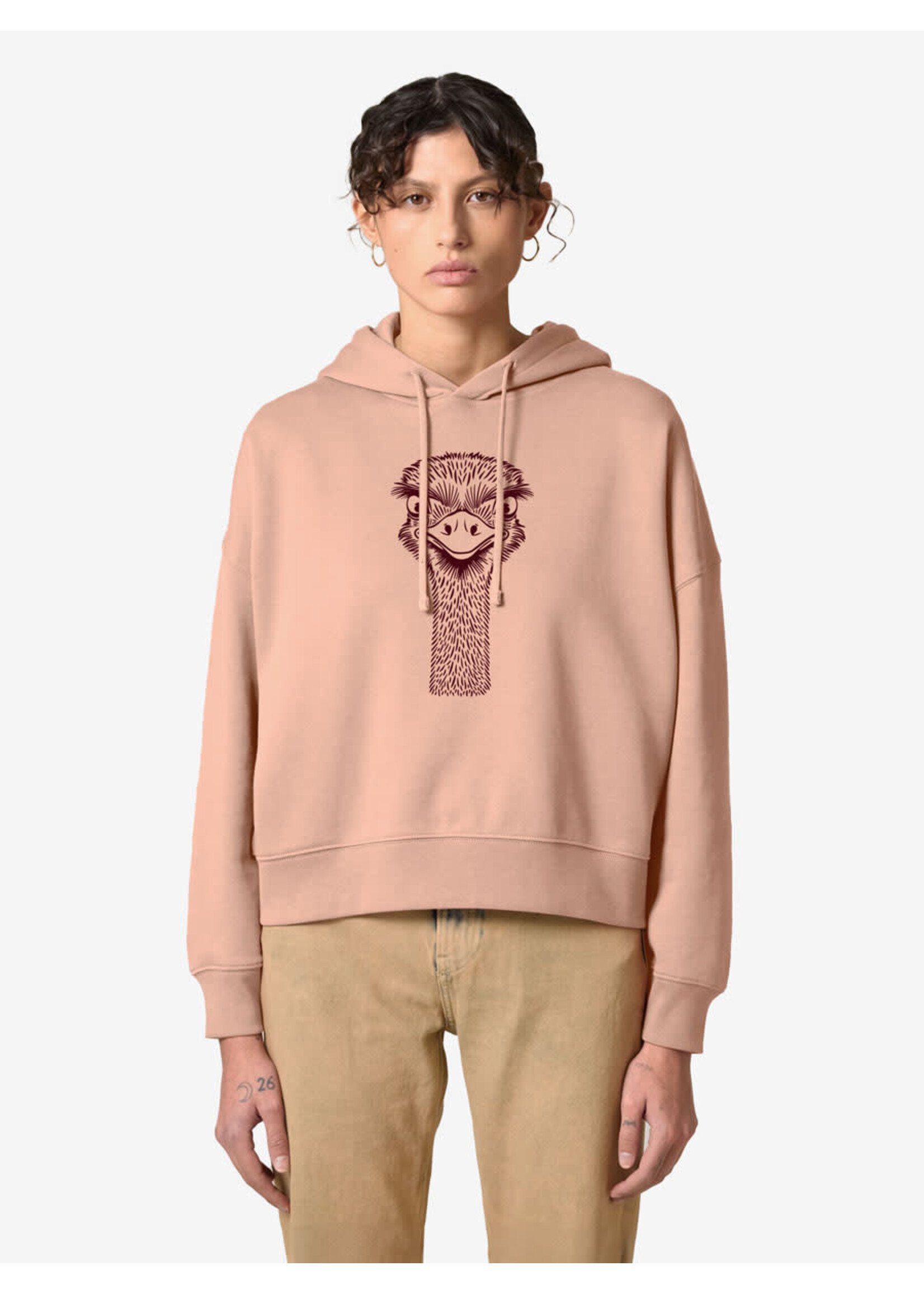 STRUISVOGEL CROP HOODIE