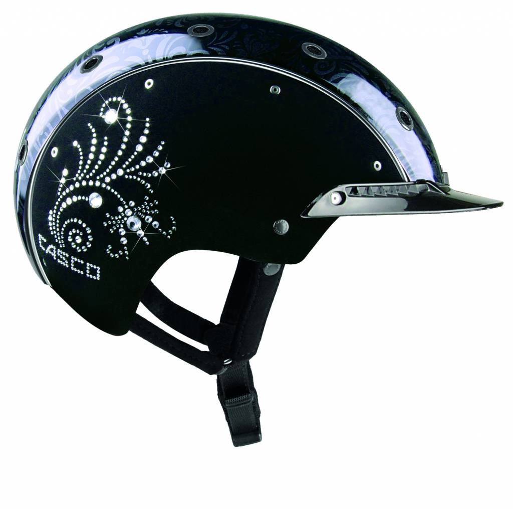 Casco Spirit-3 Crystal Floral zwart cap