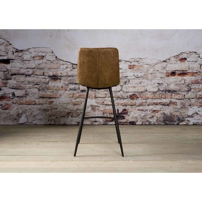 Tower Living Barstoel Navarra - Antraciet of Cognac