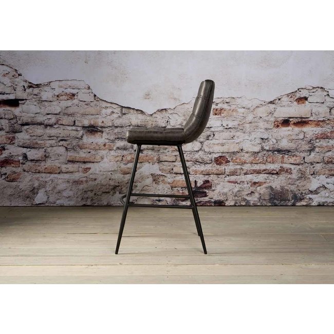 Tower Living Barstoel Navarra - Antraciet of Cognac