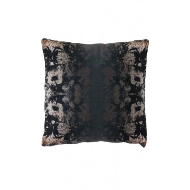 Light en Living Kussen 50x50 cm RORSCHACH velvet groen dessin