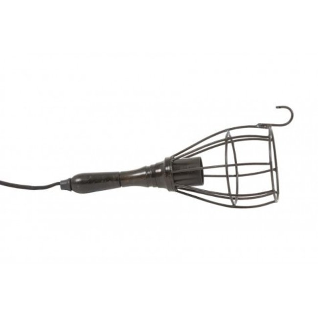 Light en Living Hanglamp Ø13x32 cm WORKER bucket zwart metaal