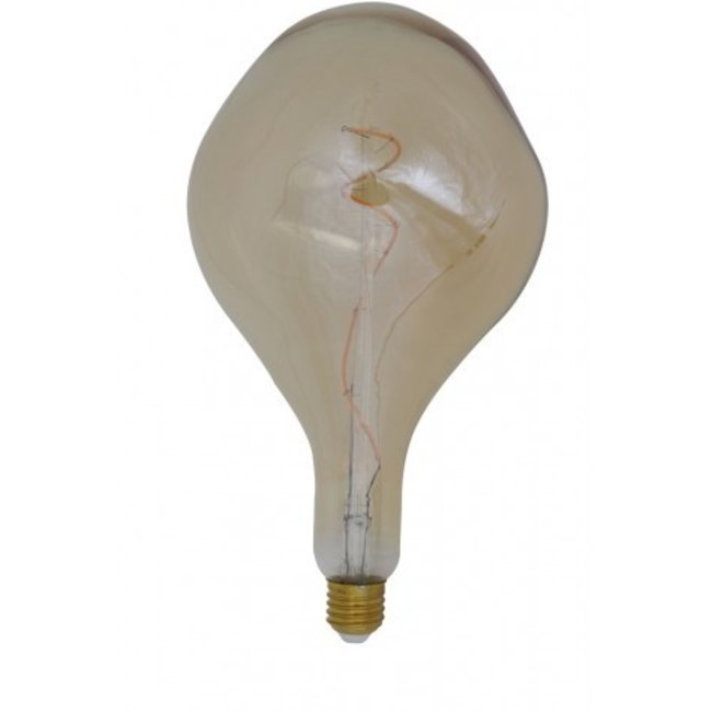 Light en Living Deco LED peer Ø16x32 cm ASYM 4W amber E27 dimbaar