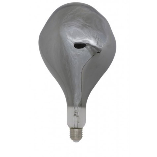 Light en Living Deco LED peer Ø16x32 cm ASYM 4W smoke E27 dimbaar