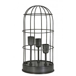 Light en Living Tafellamp 3L Ø21x43 cm Carandira vintage tin Light en Living Tafellamp 3L Ø21x43 cm Carandira vintage tin